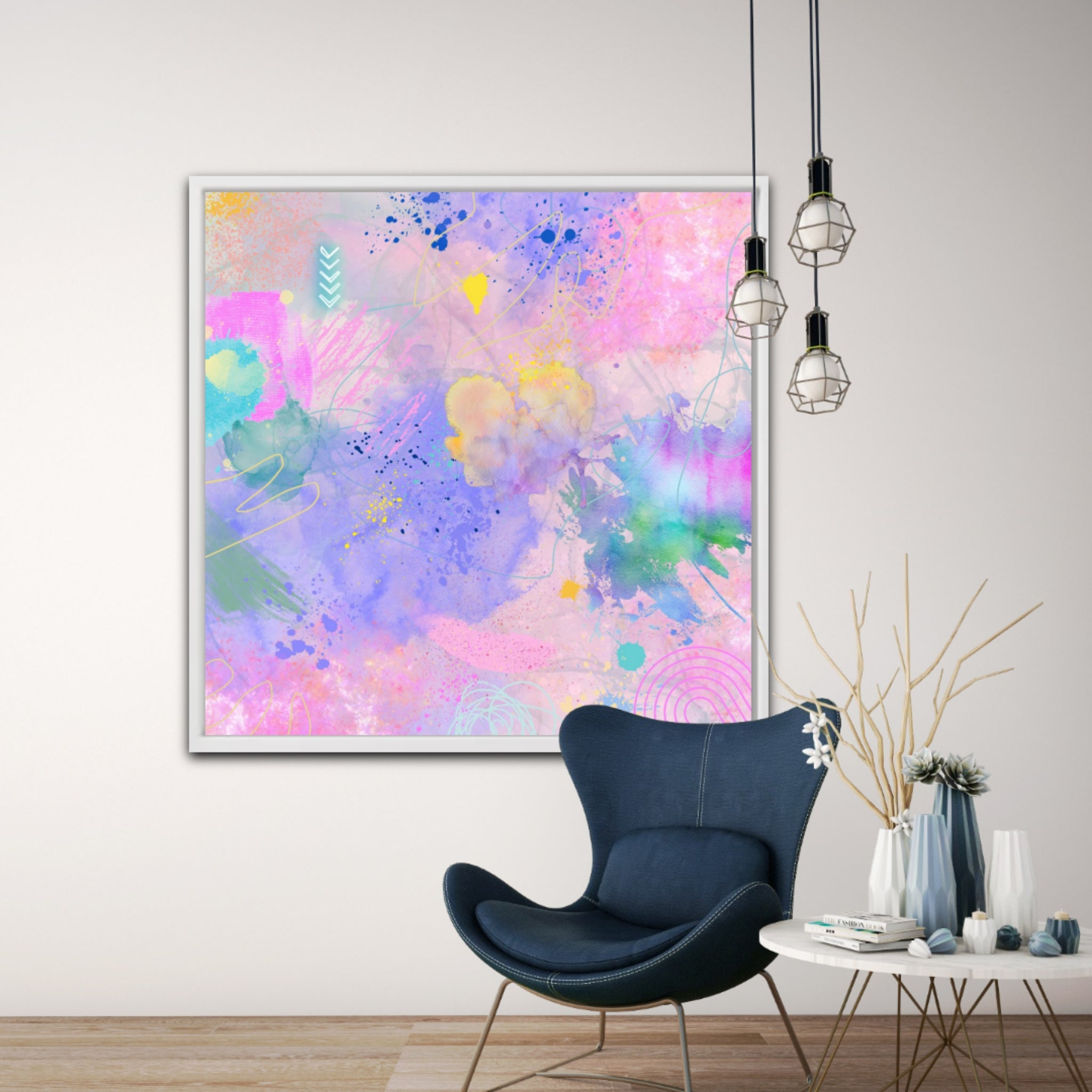 Peinture sur toile: "Nelly"
