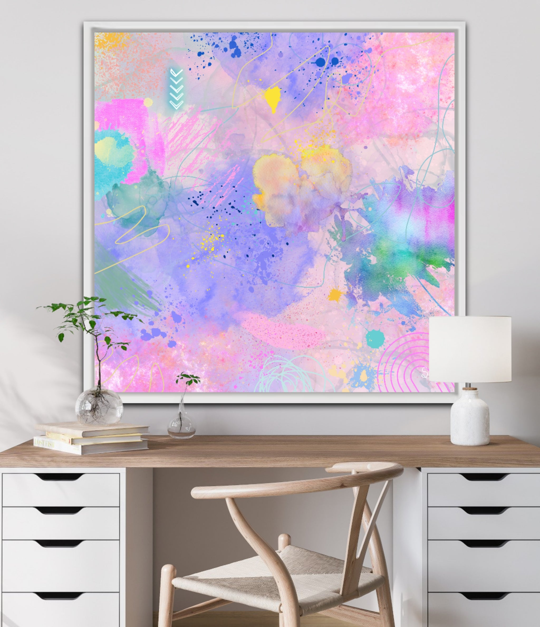 Peinture sur toile: "Nelly"
