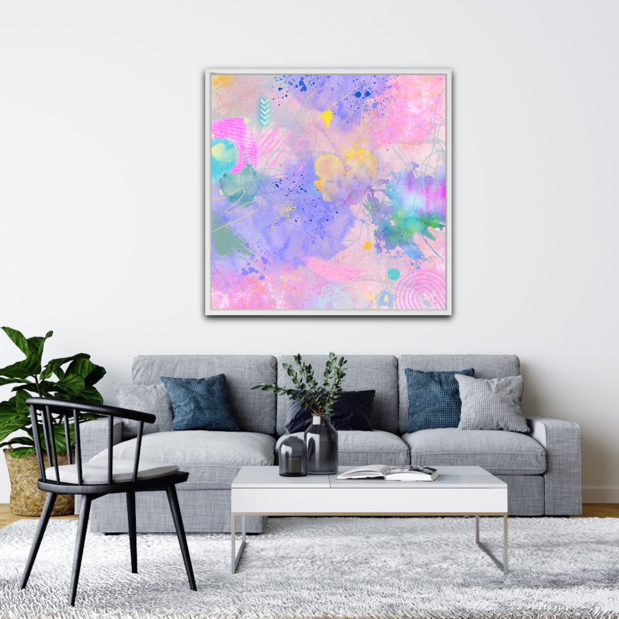 Peinture sur toile: "Nelly"