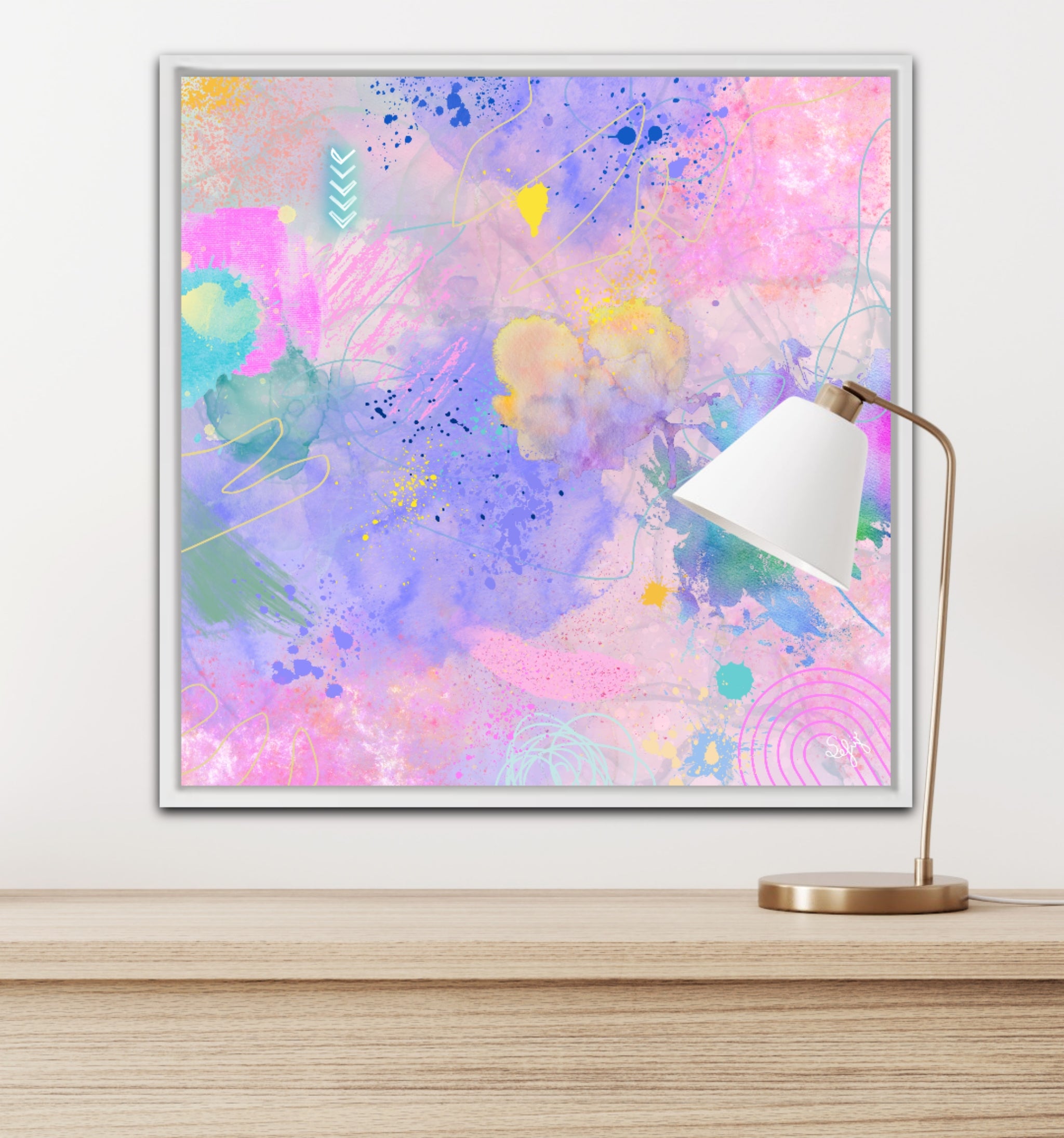 Peinture sur toile: "Nelly"