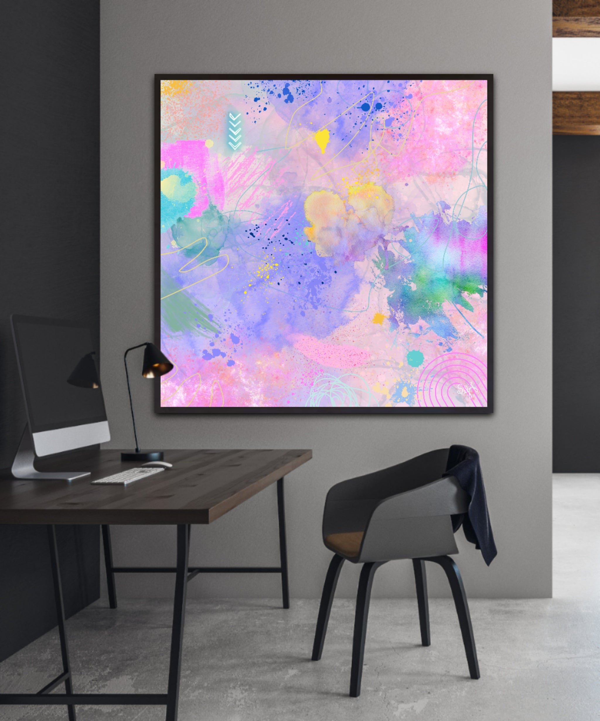 Peinture sur toile: "Nelly"
