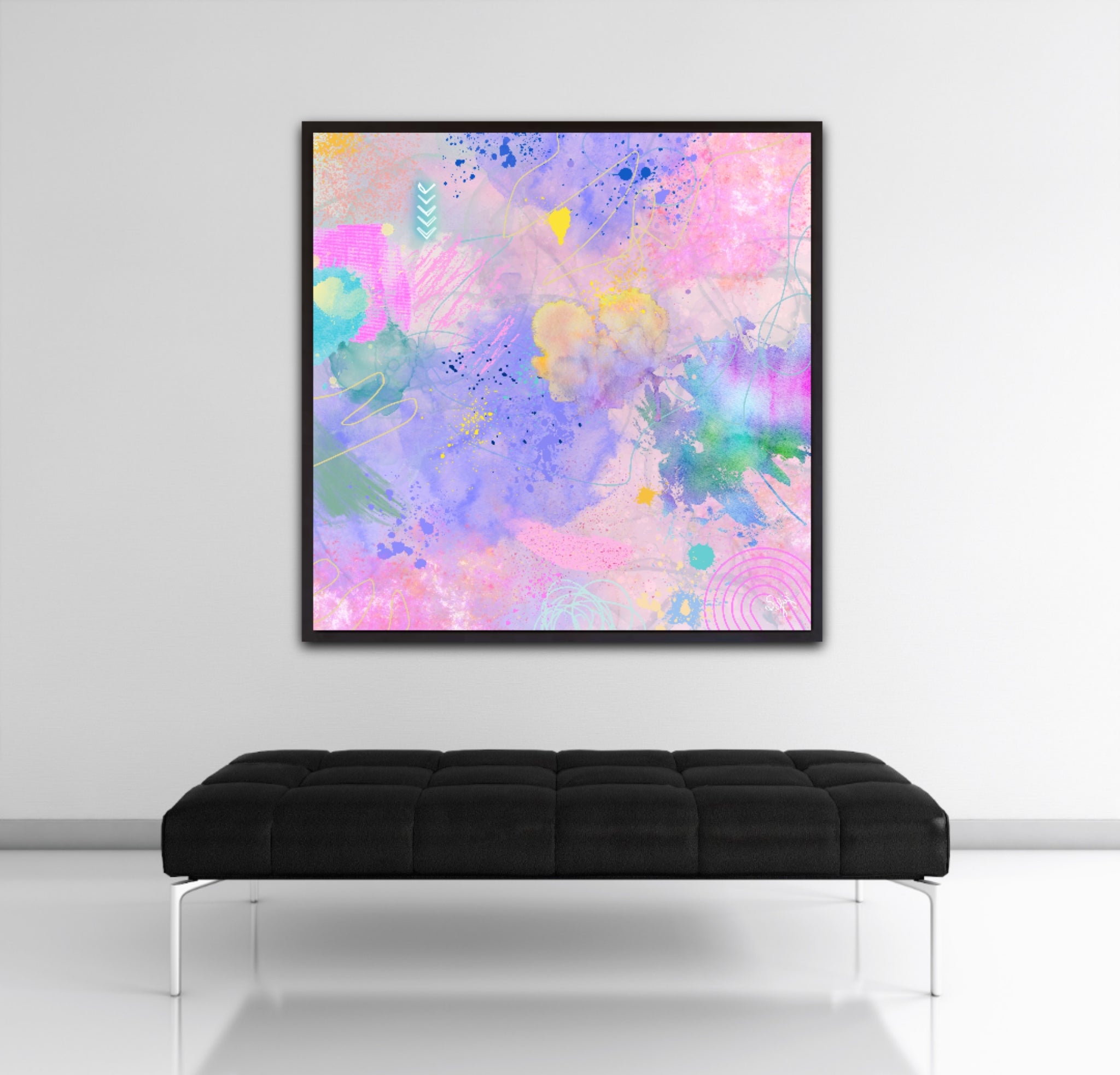 Peinture sur toile: "Nelly"