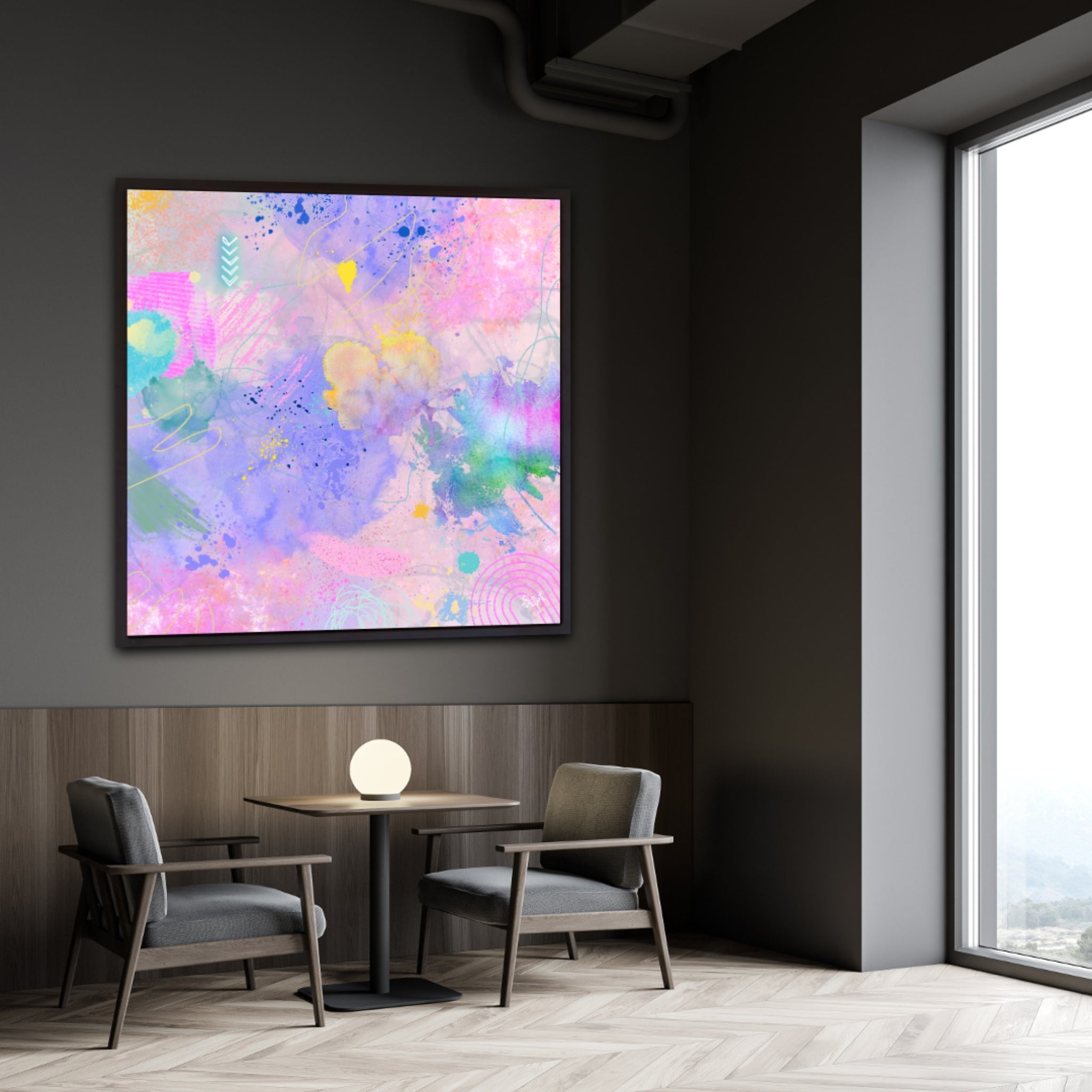 Peinture sur toile: "Nelly"