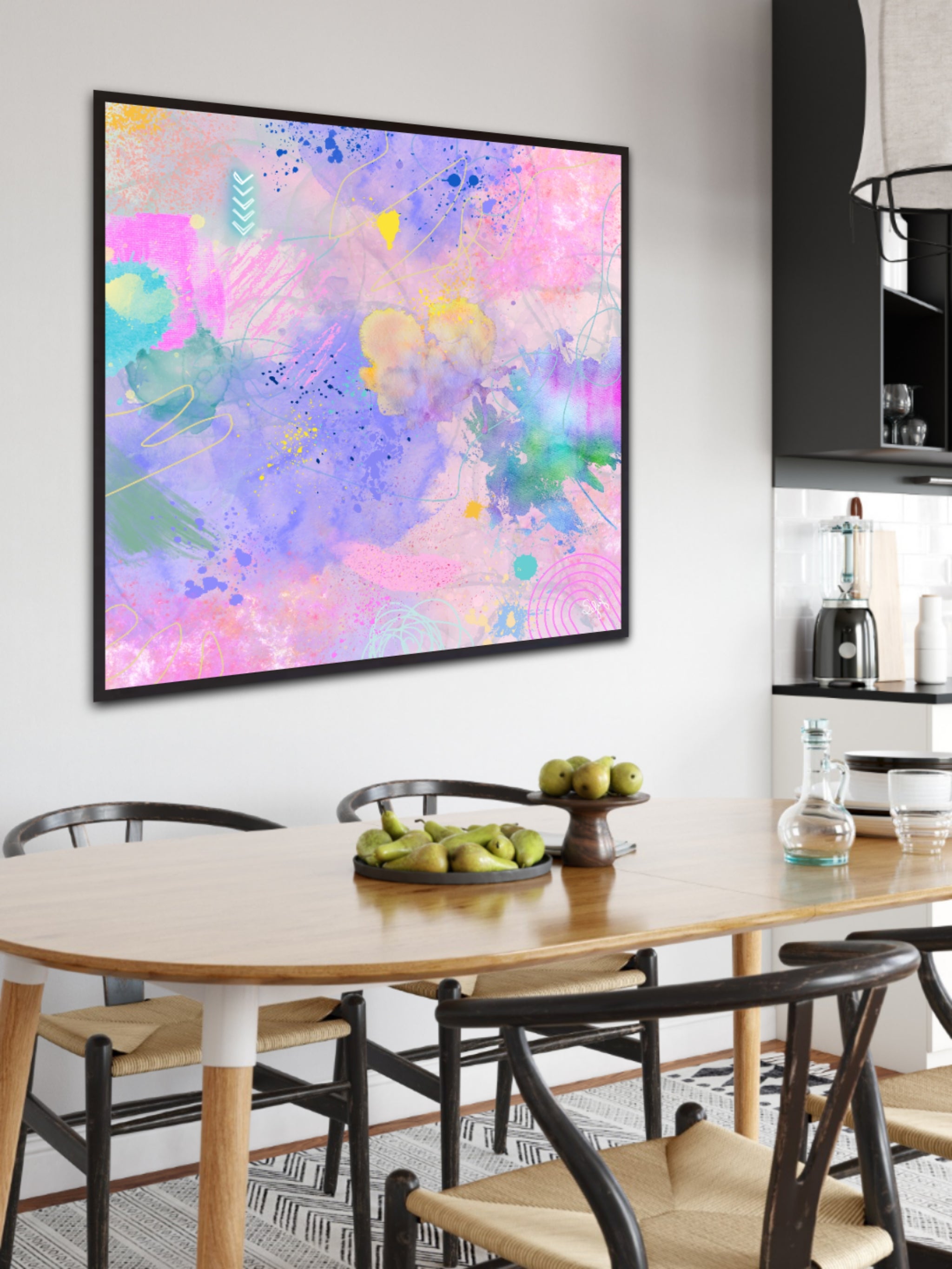 Peinture sur toile: "Nelly"