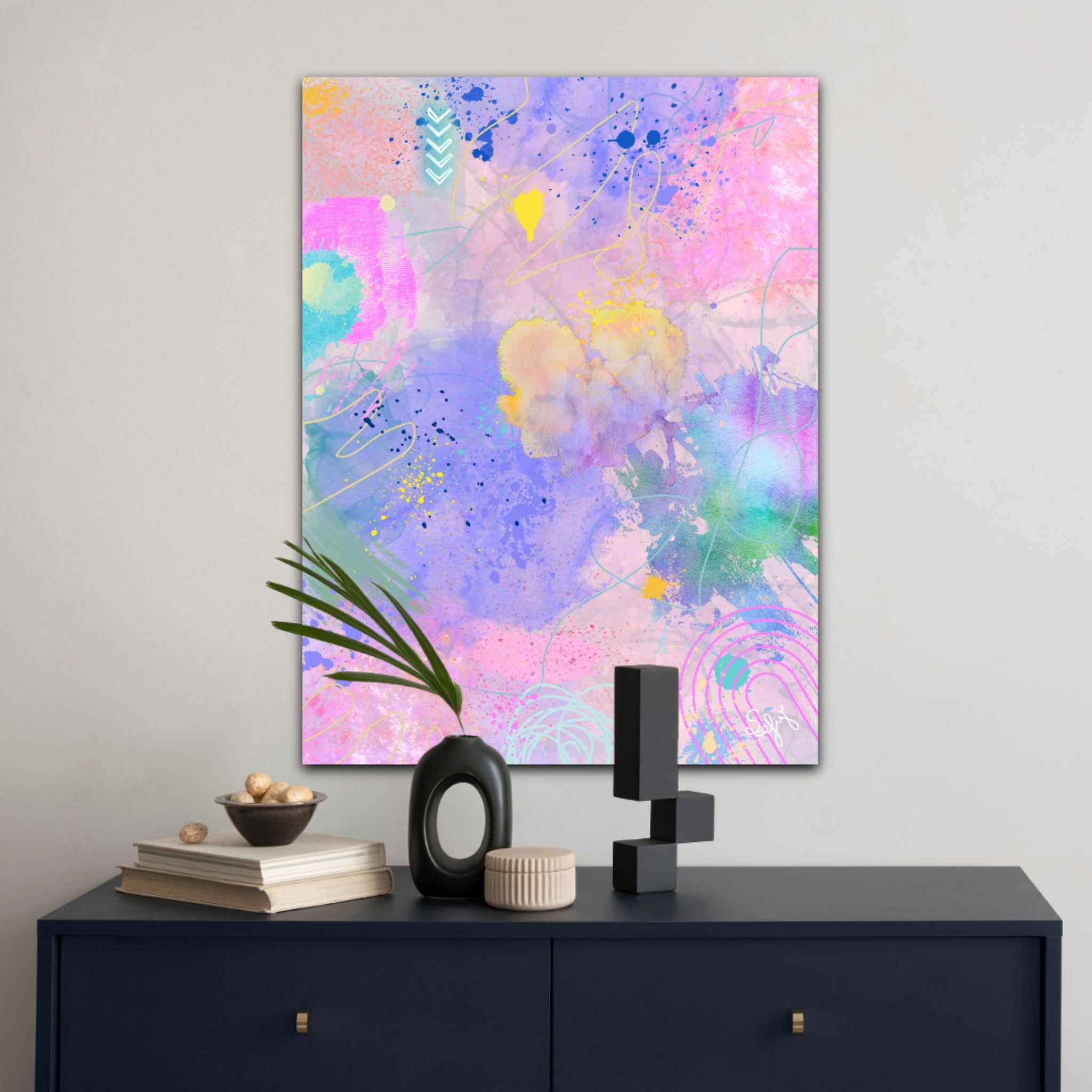 Peinture sur toile: "Nelly"