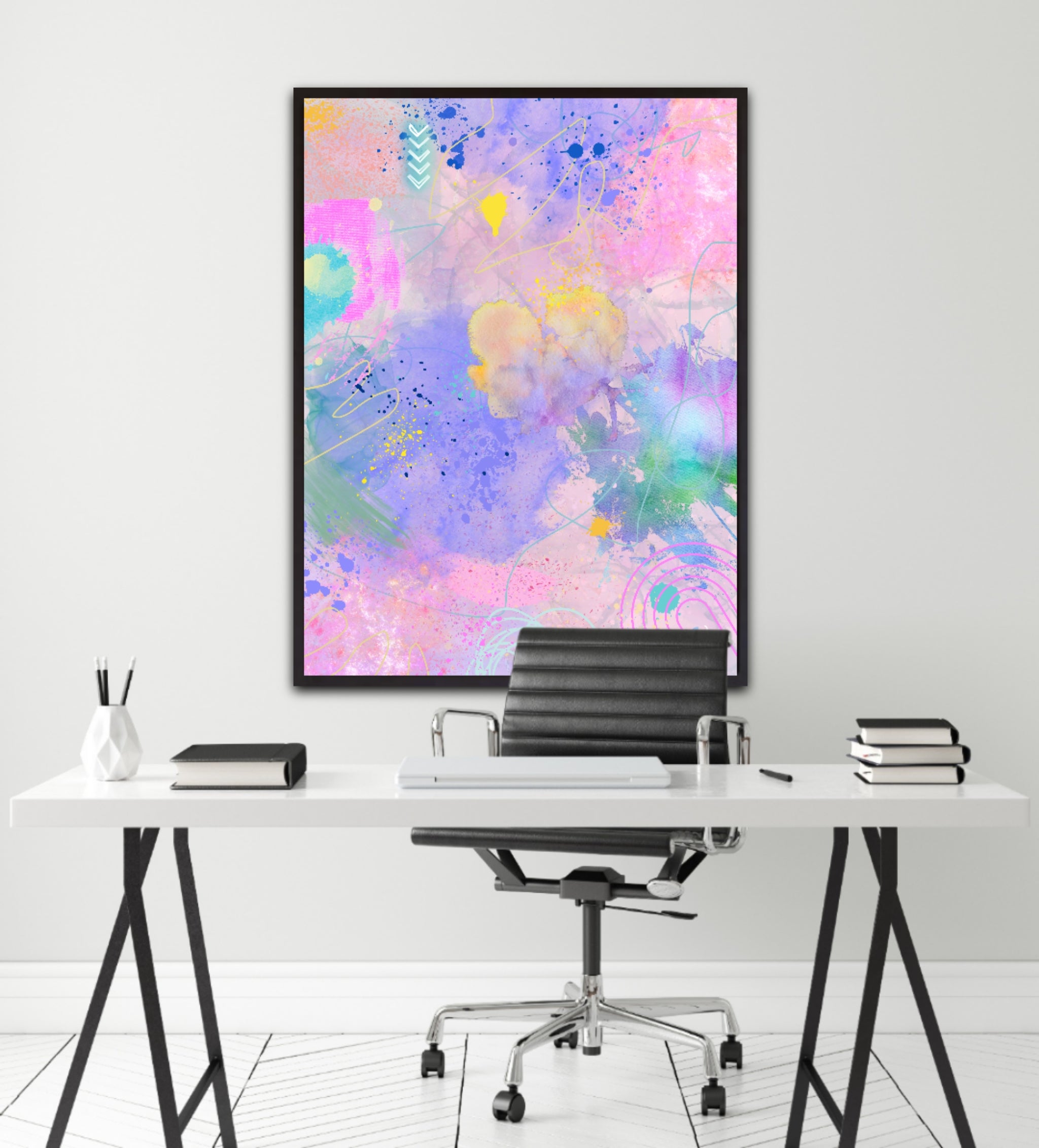 Peinture sur toile: "Nelly"