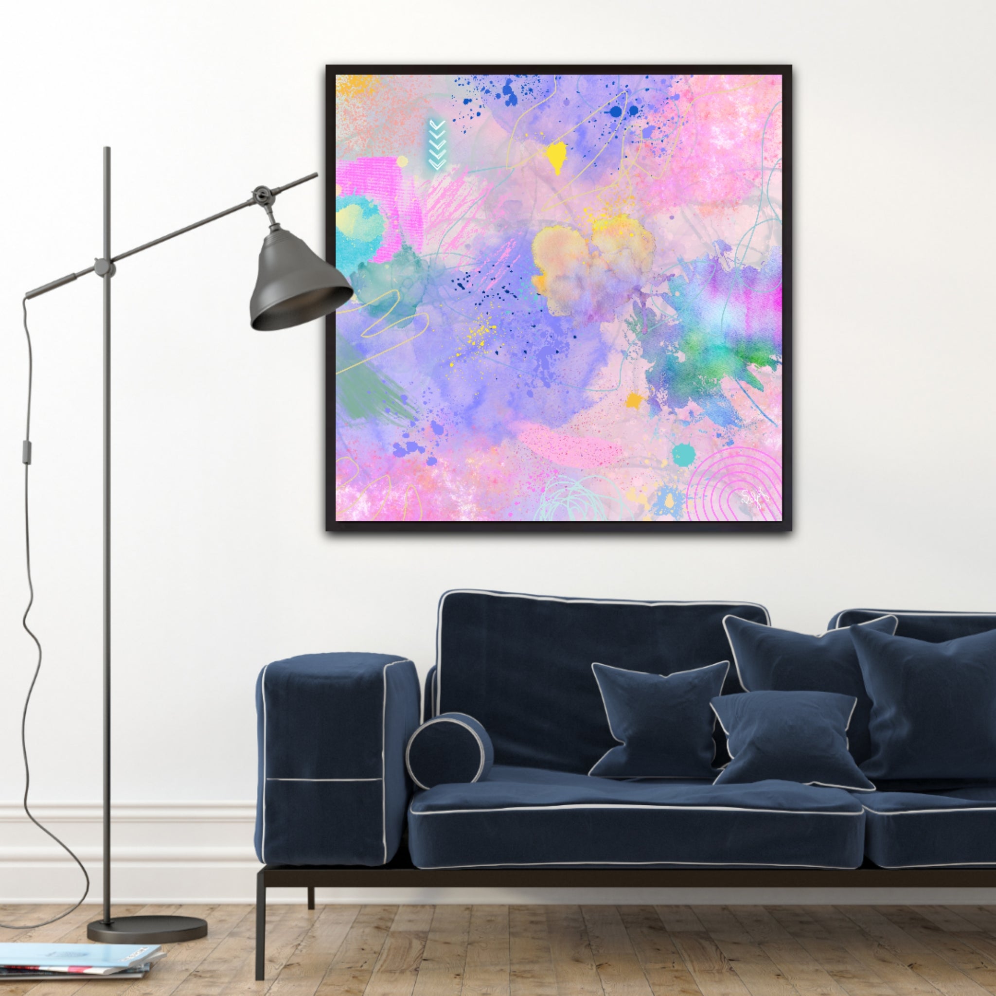 Peinture sur toile: "Nelly"