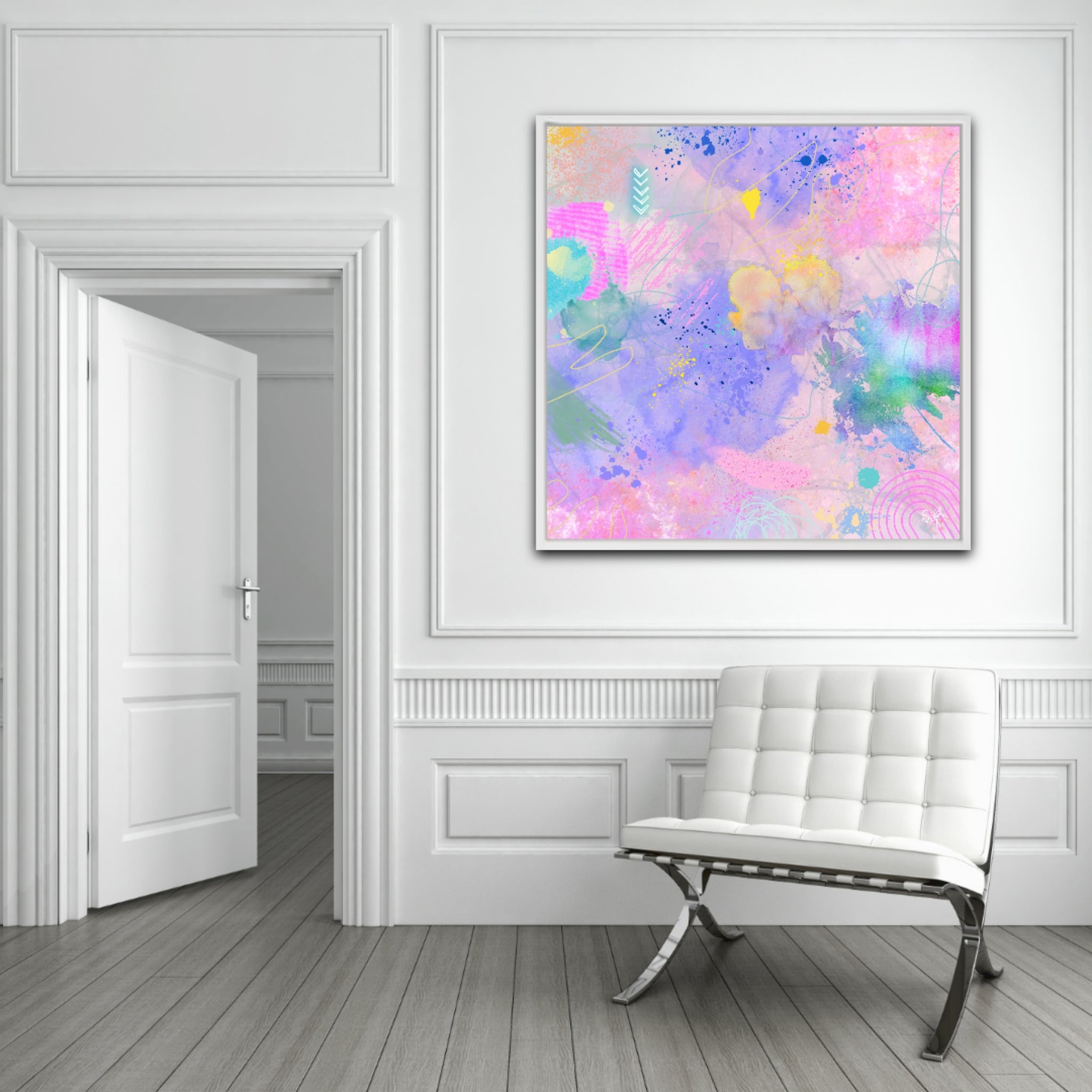 Peinture sur toile: "Nelly"