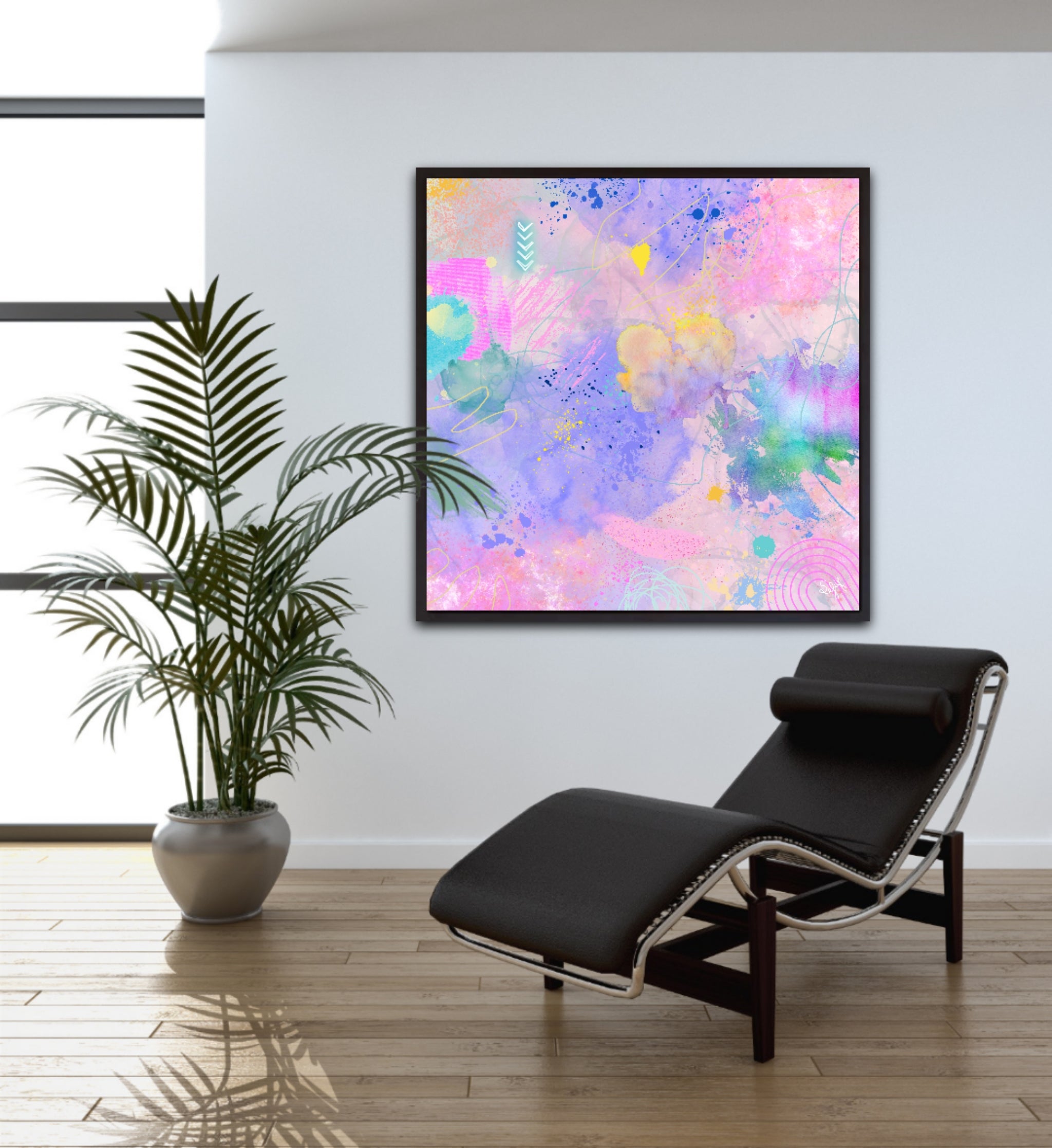 Peinture sur toile: "Nelly"