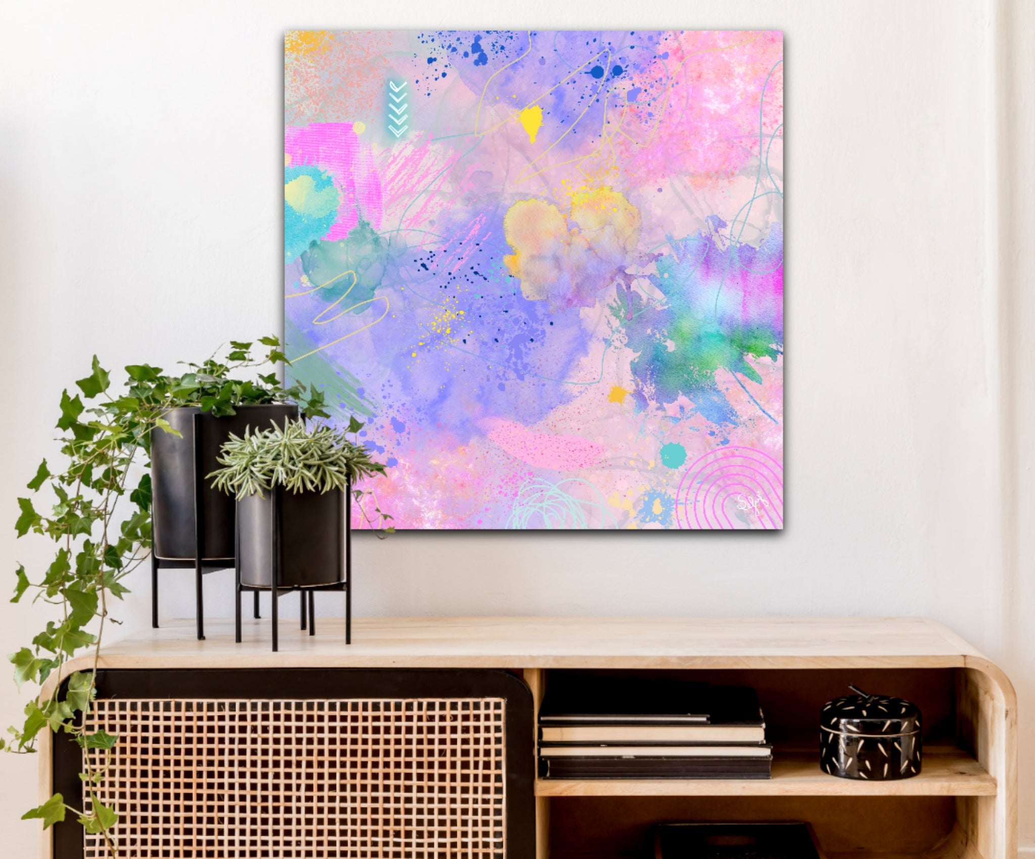 Peinture sur toile: "Nelly"
