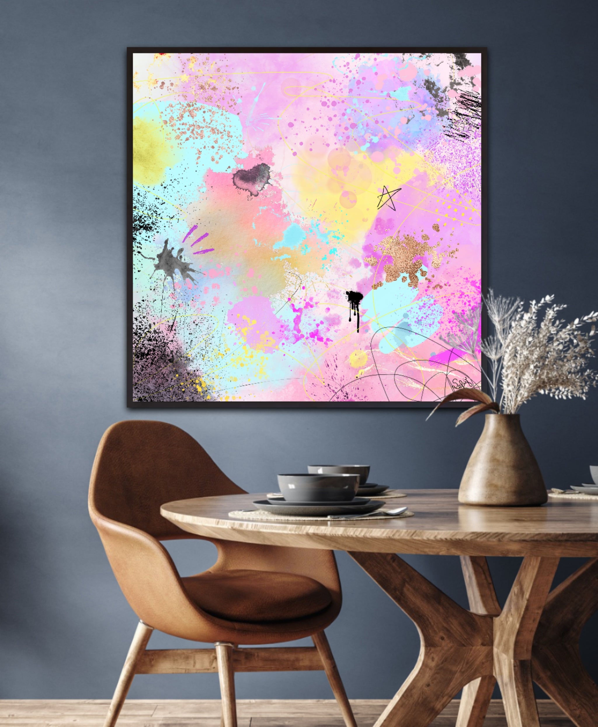 Peinture sur toile : "Zoé"