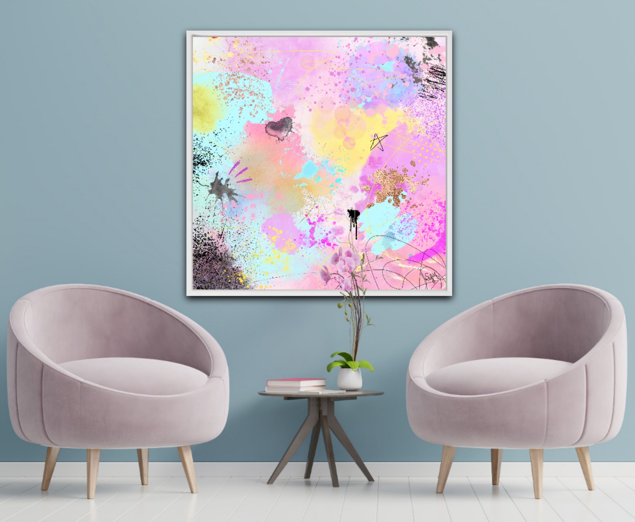 Peinture sur toile : "Zoé"
