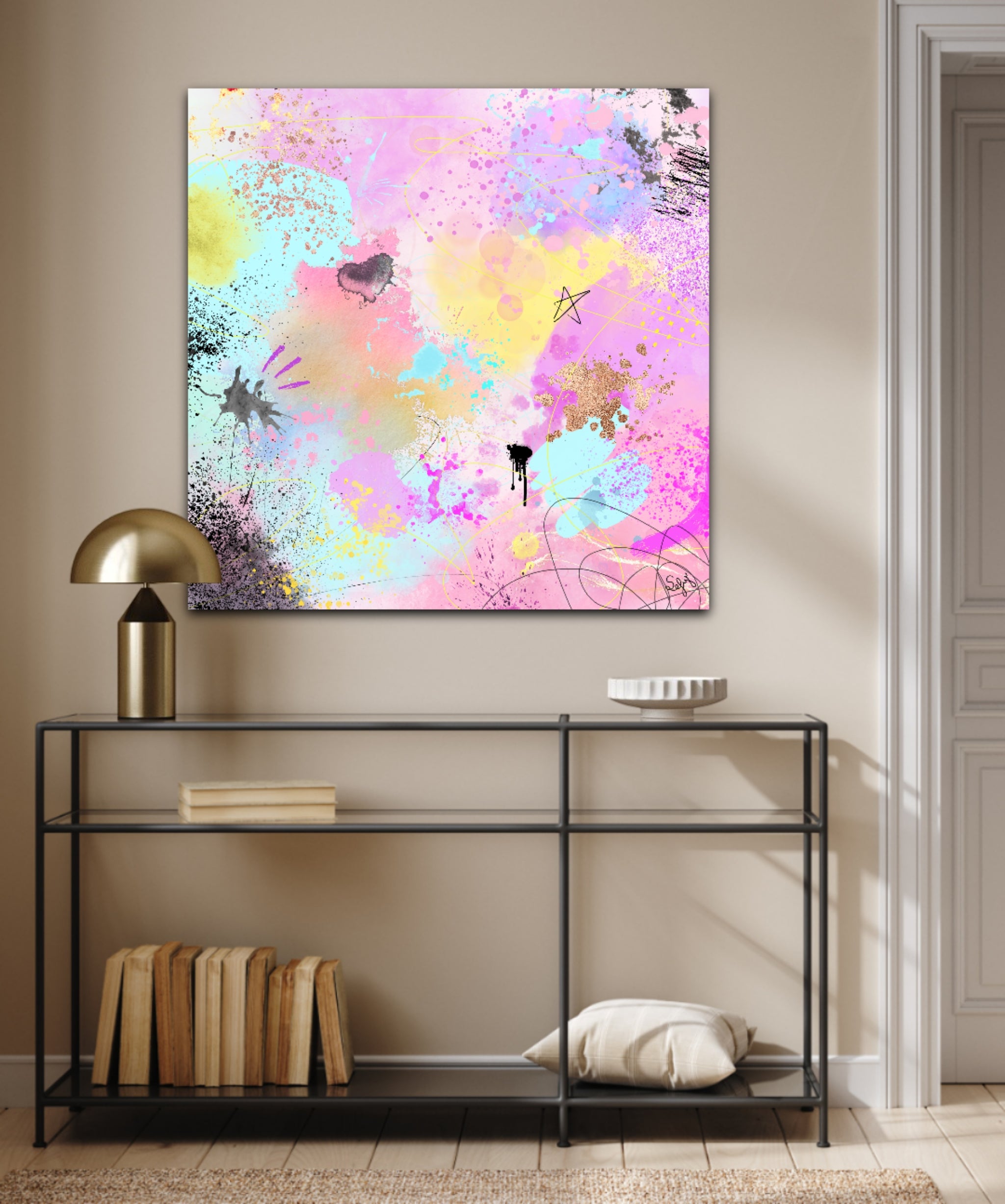 Peinture sur toile : "Zoé"