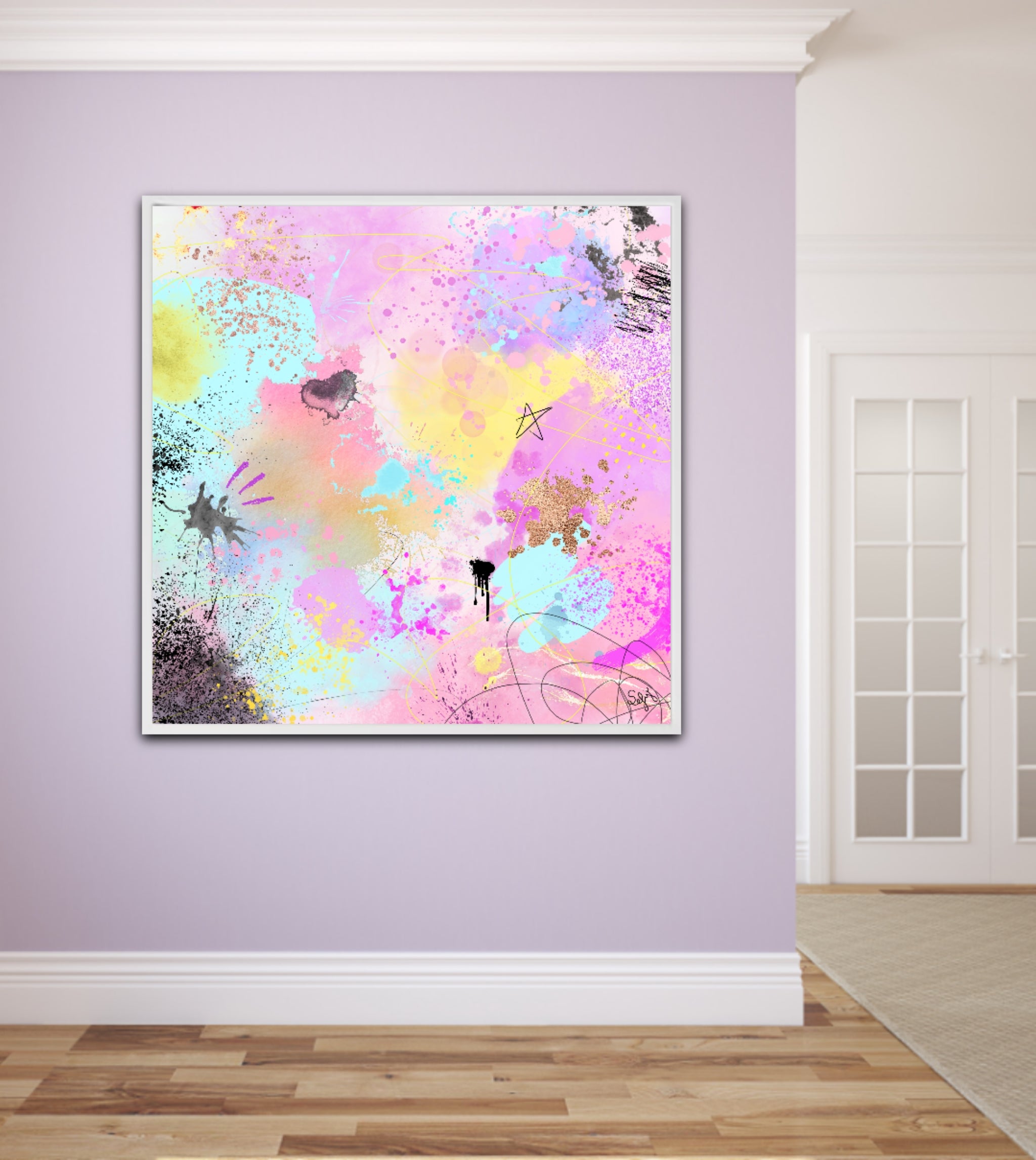 Peinture sur toile : "Zoé"