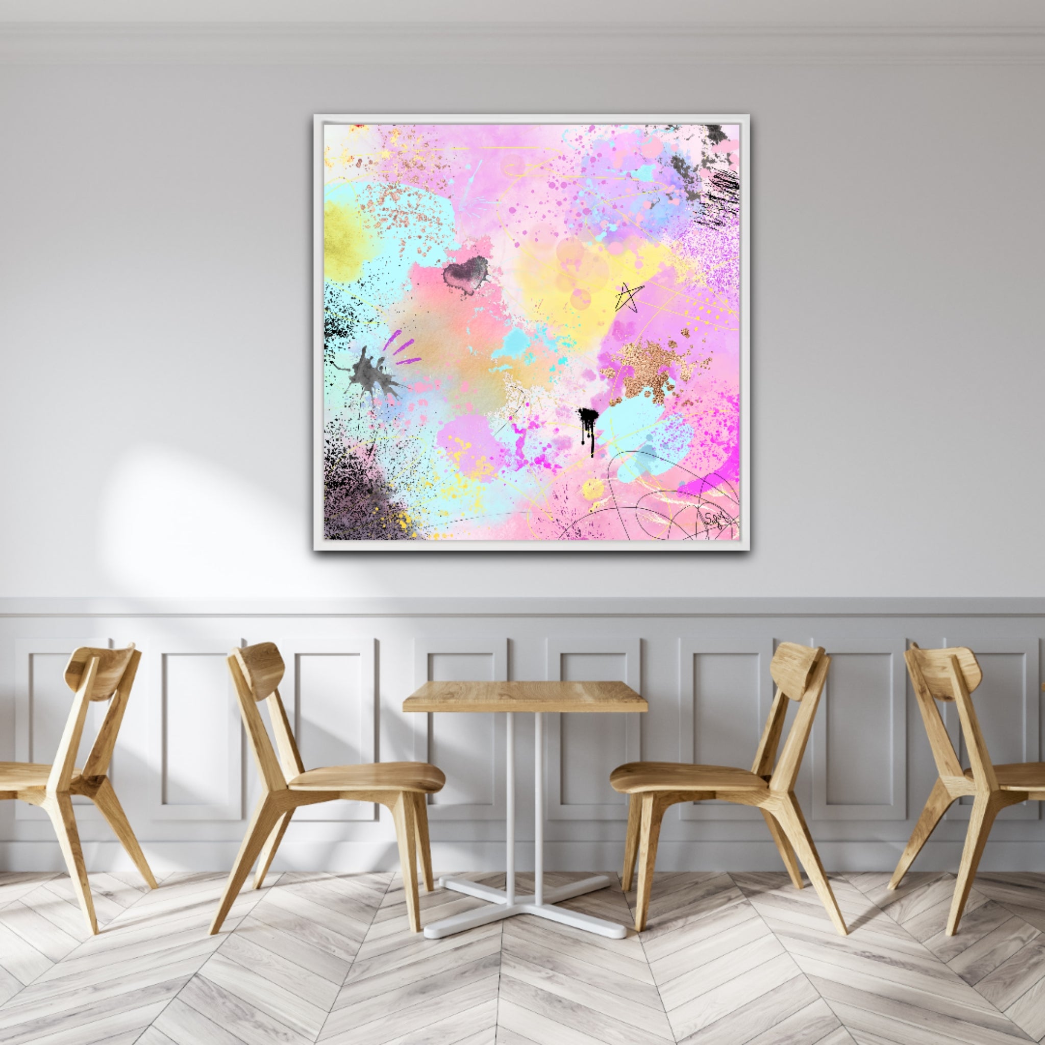 Peinture sur toile : "Zoé"