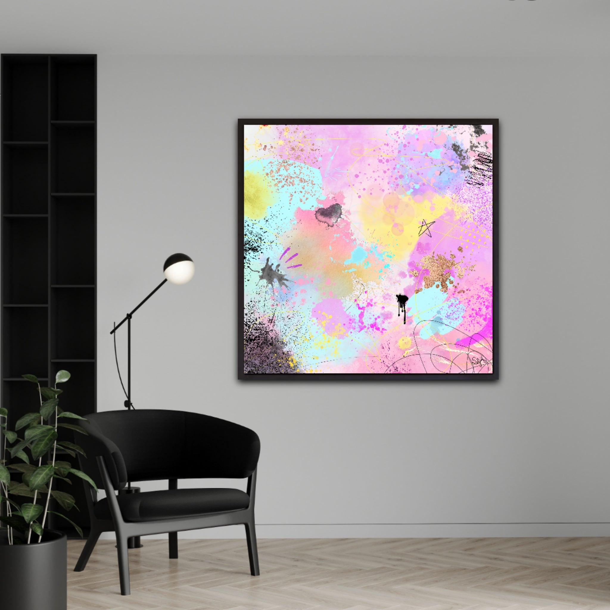 Peinture sur toile : "Zoé"