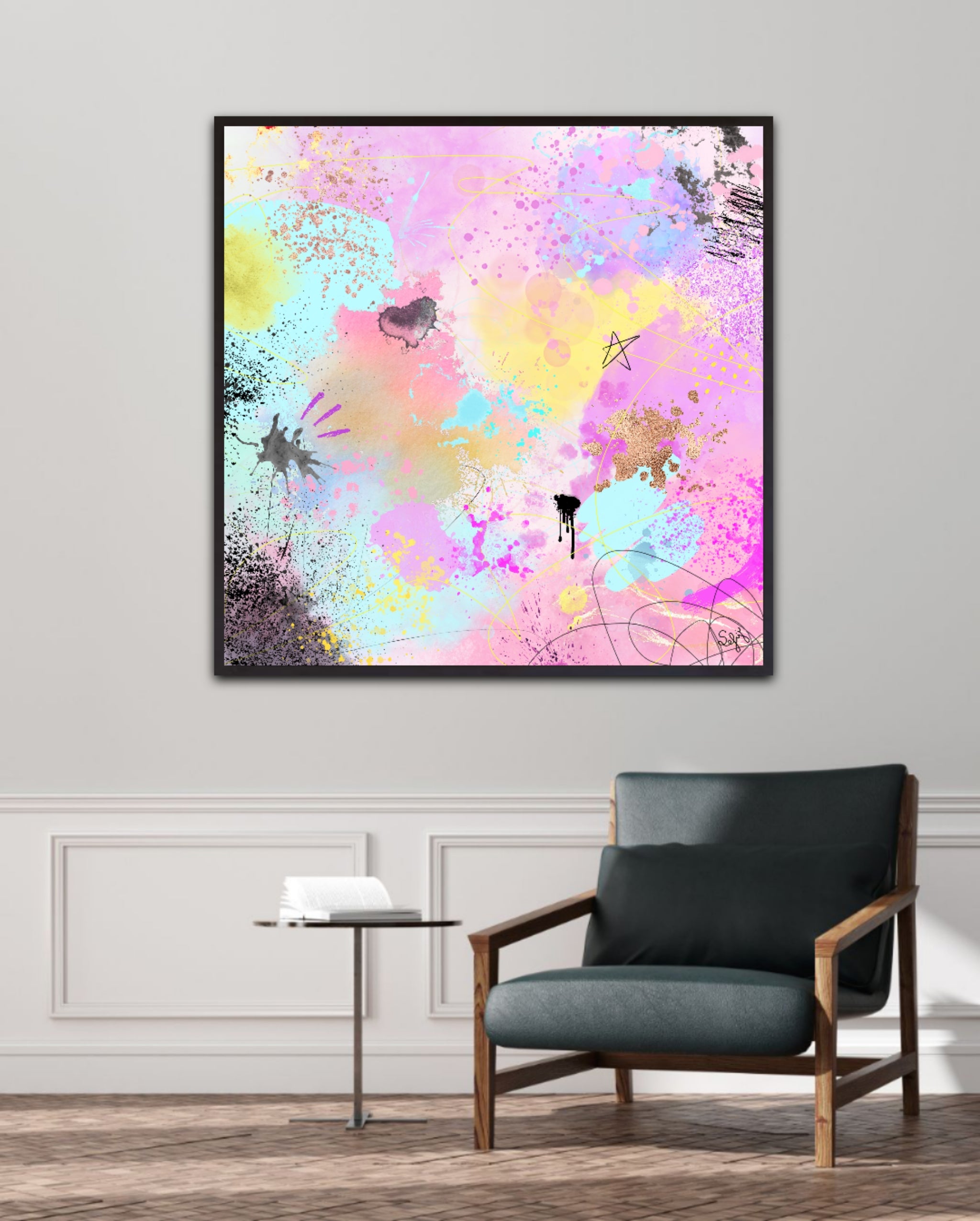 Peinture sur toile : "Zoé"