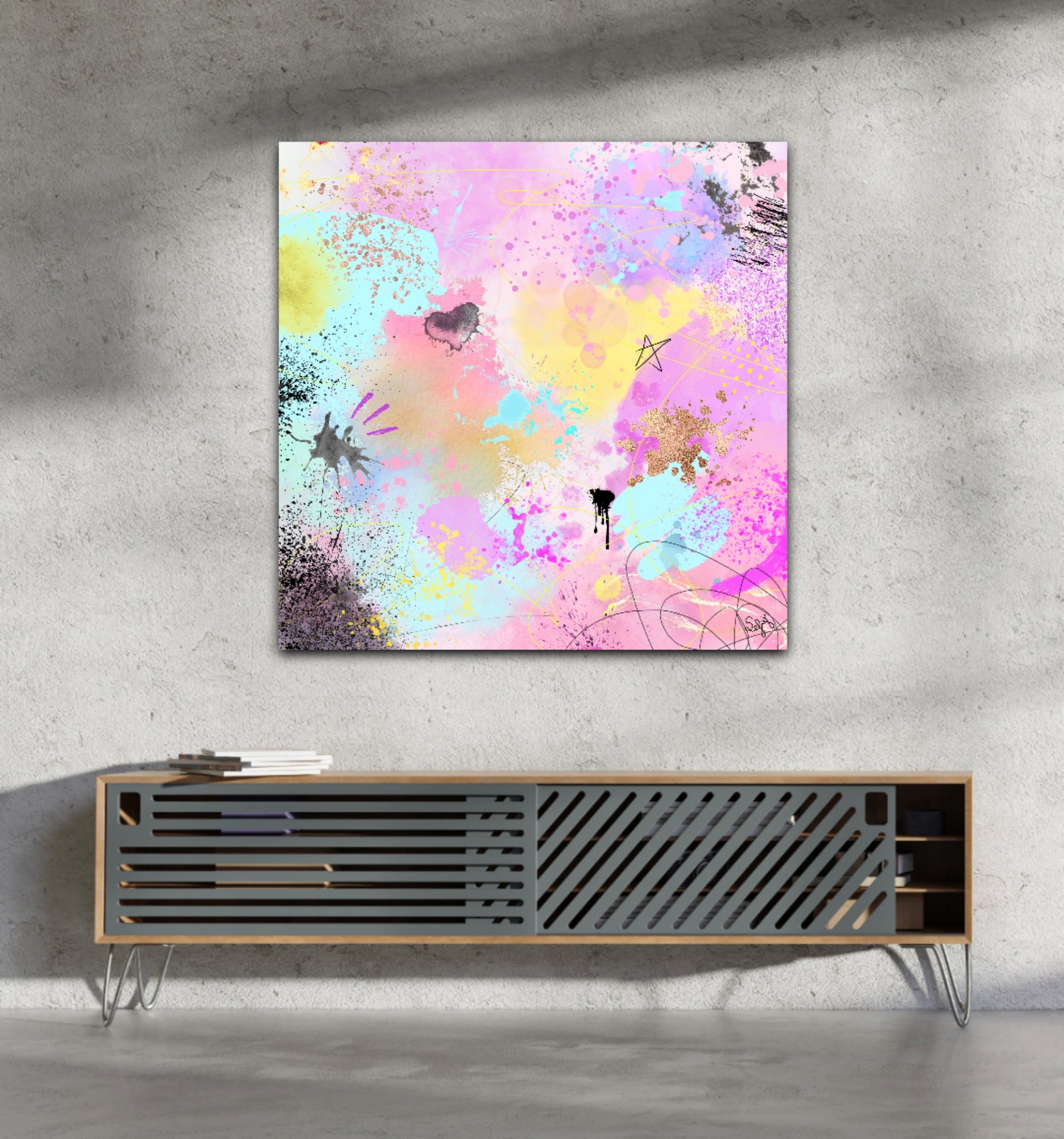 Peinture sur toile : "Zoé"