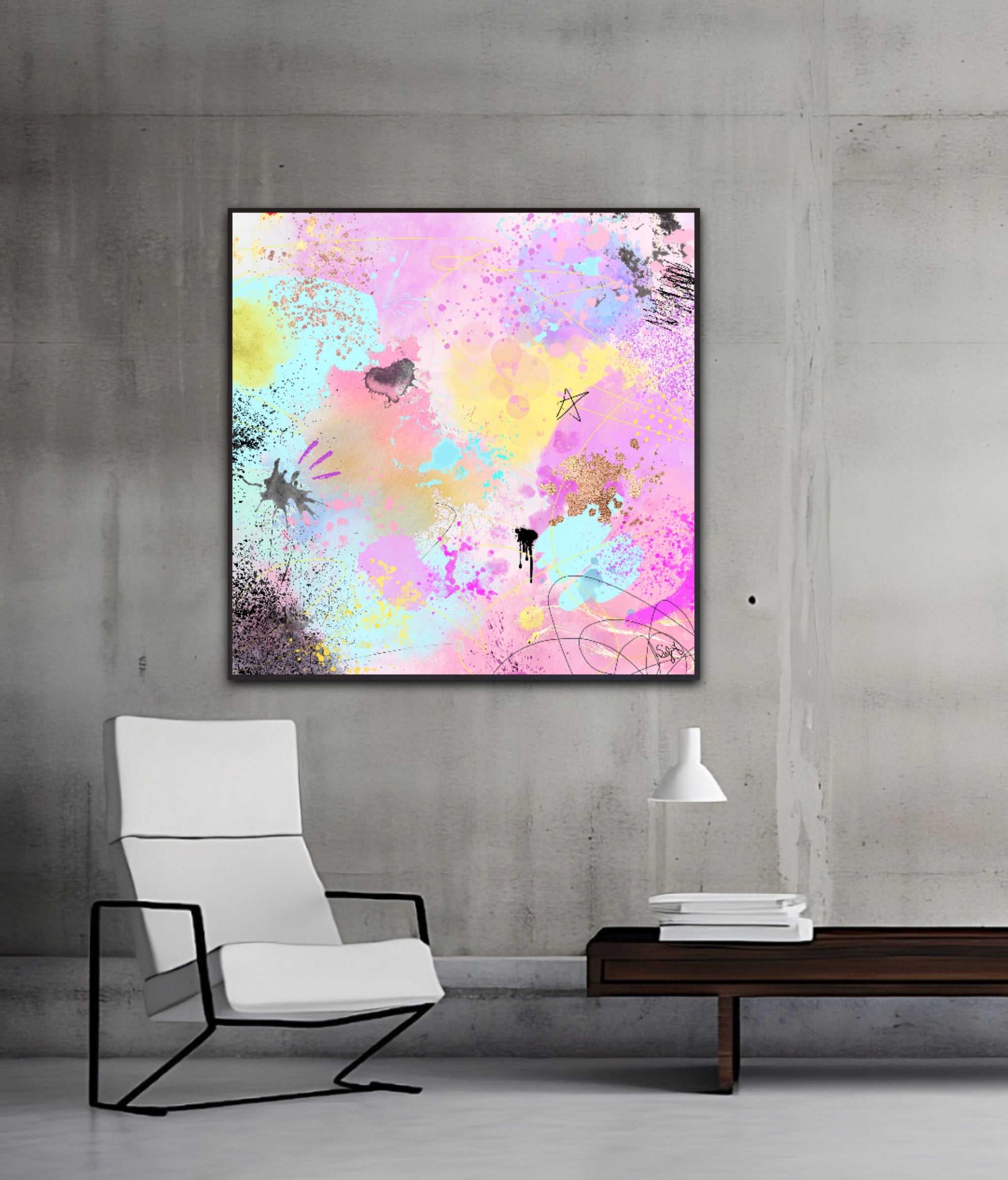 Peinture sur toile : "Zoé"