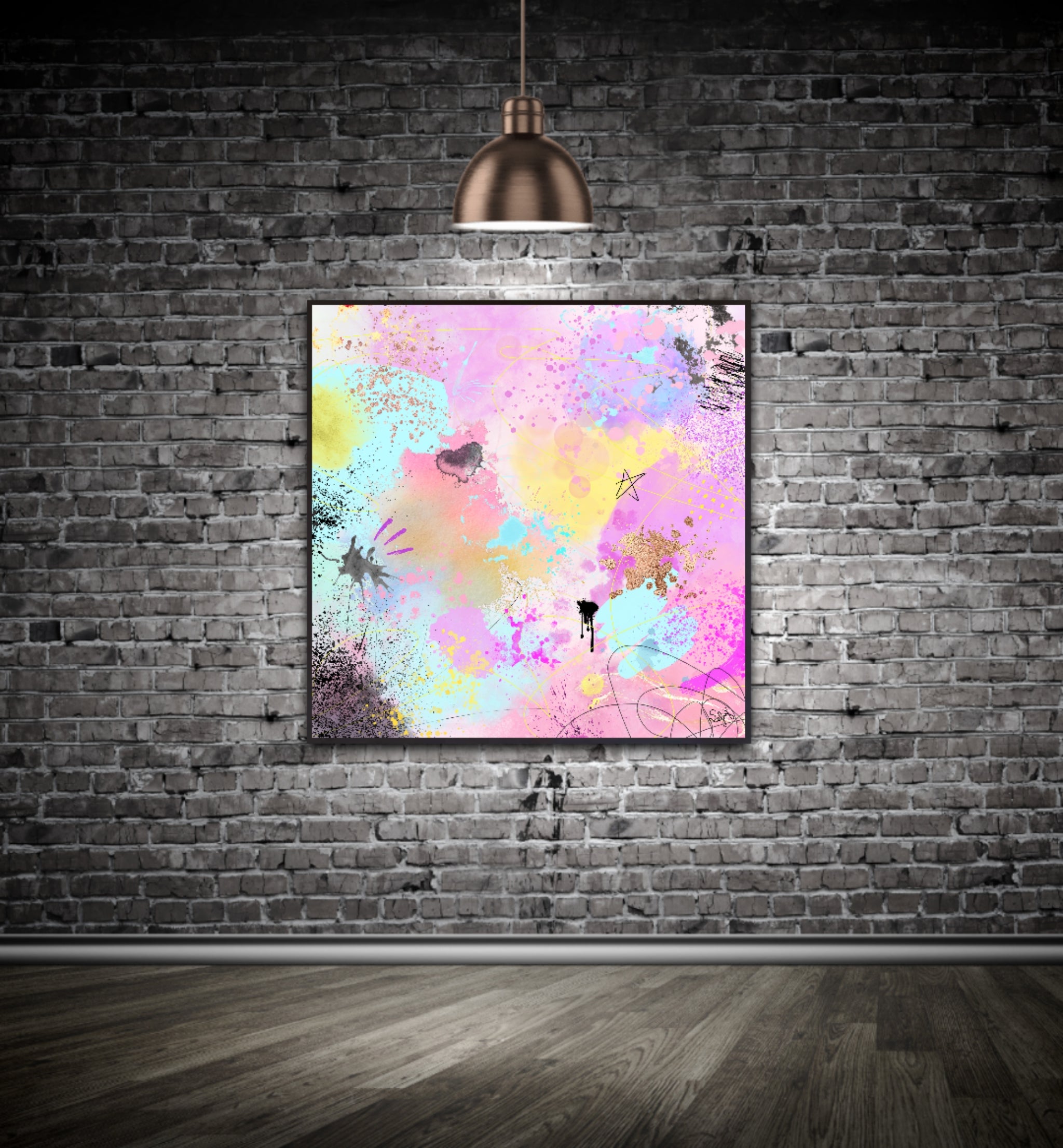 Peinture sur toile : "Zoé"