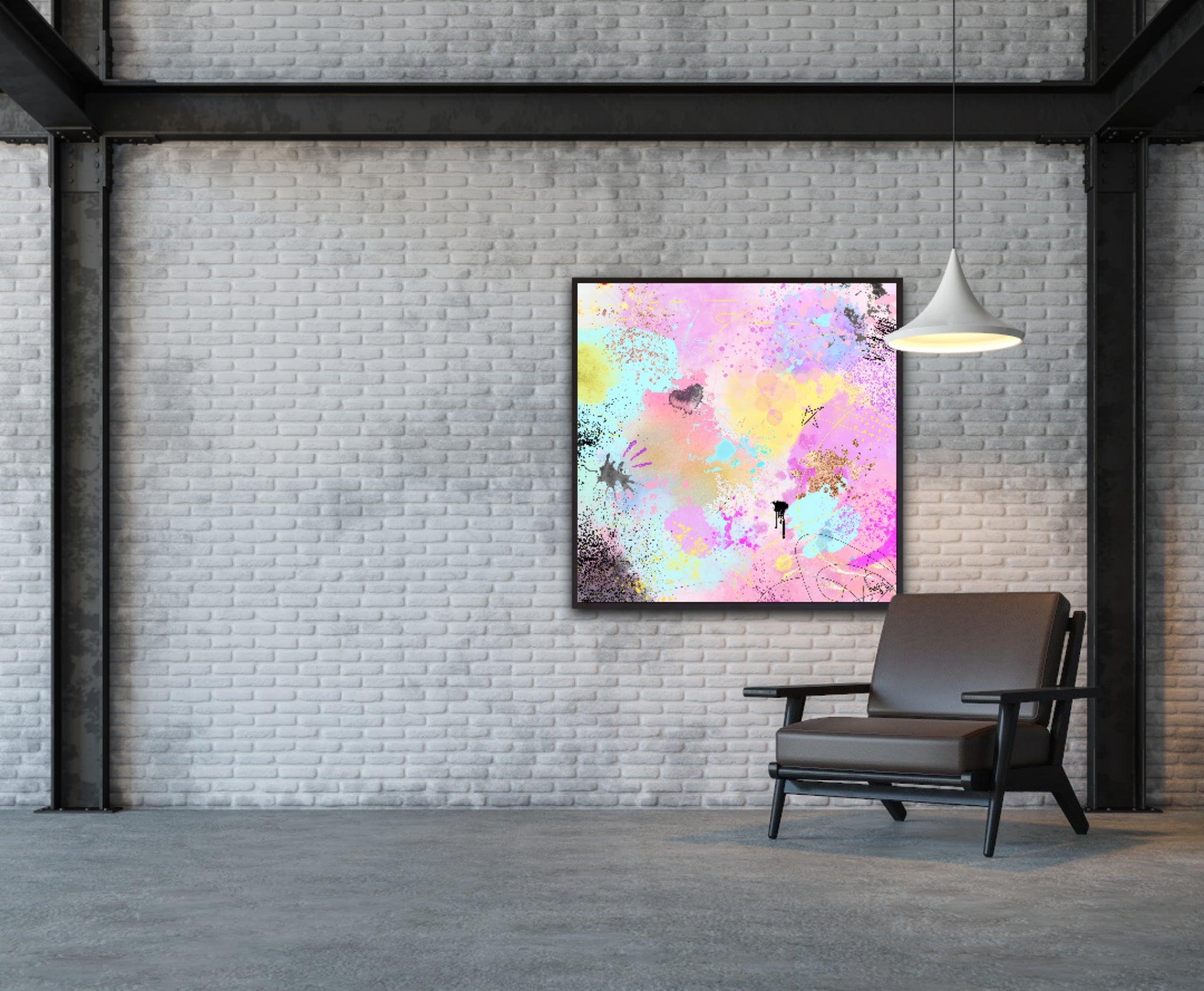 Peinture sur toile : "Zoé"