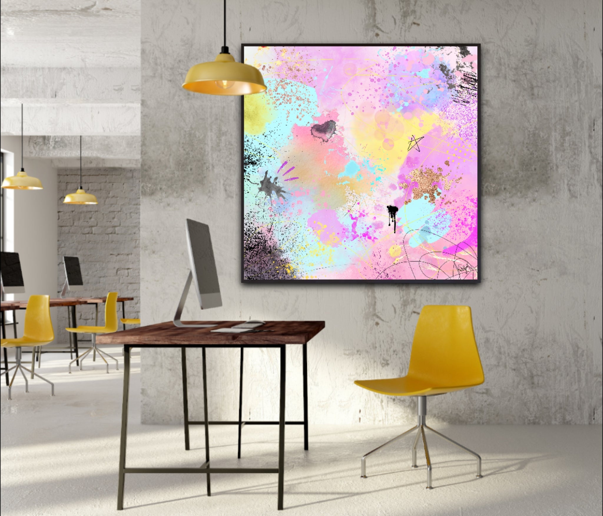 Peinture sur toile : "Zoé"