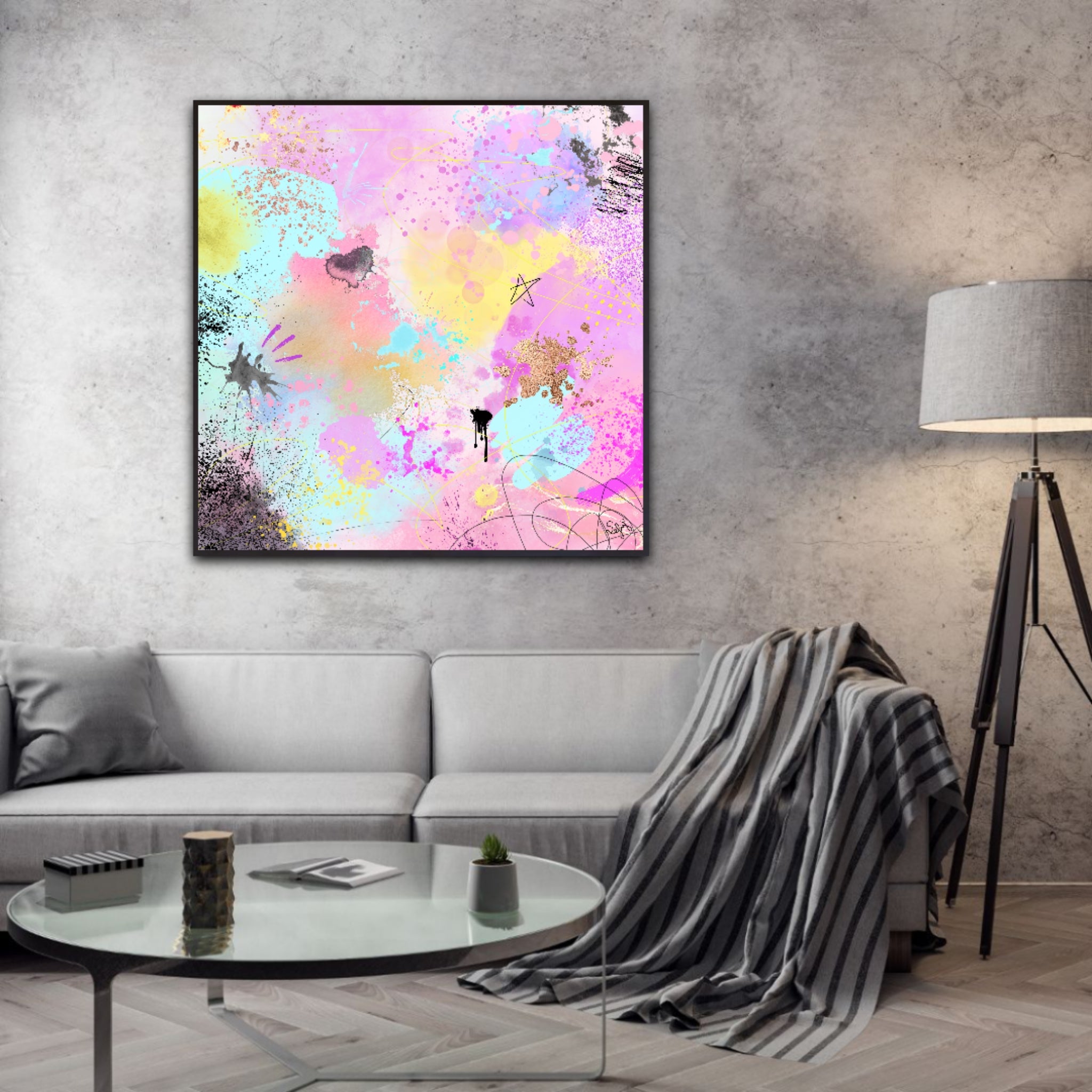 Peinture sur toile : "Zoé"