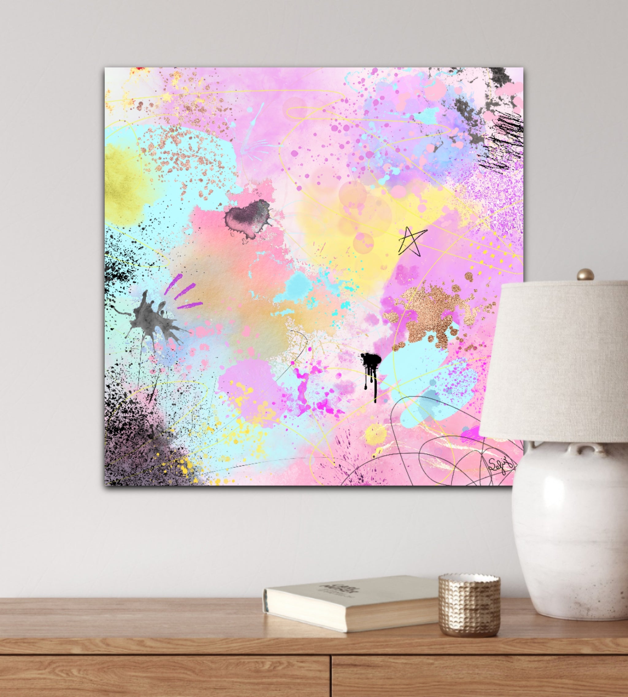 Peinture sur toile : "Zoé"