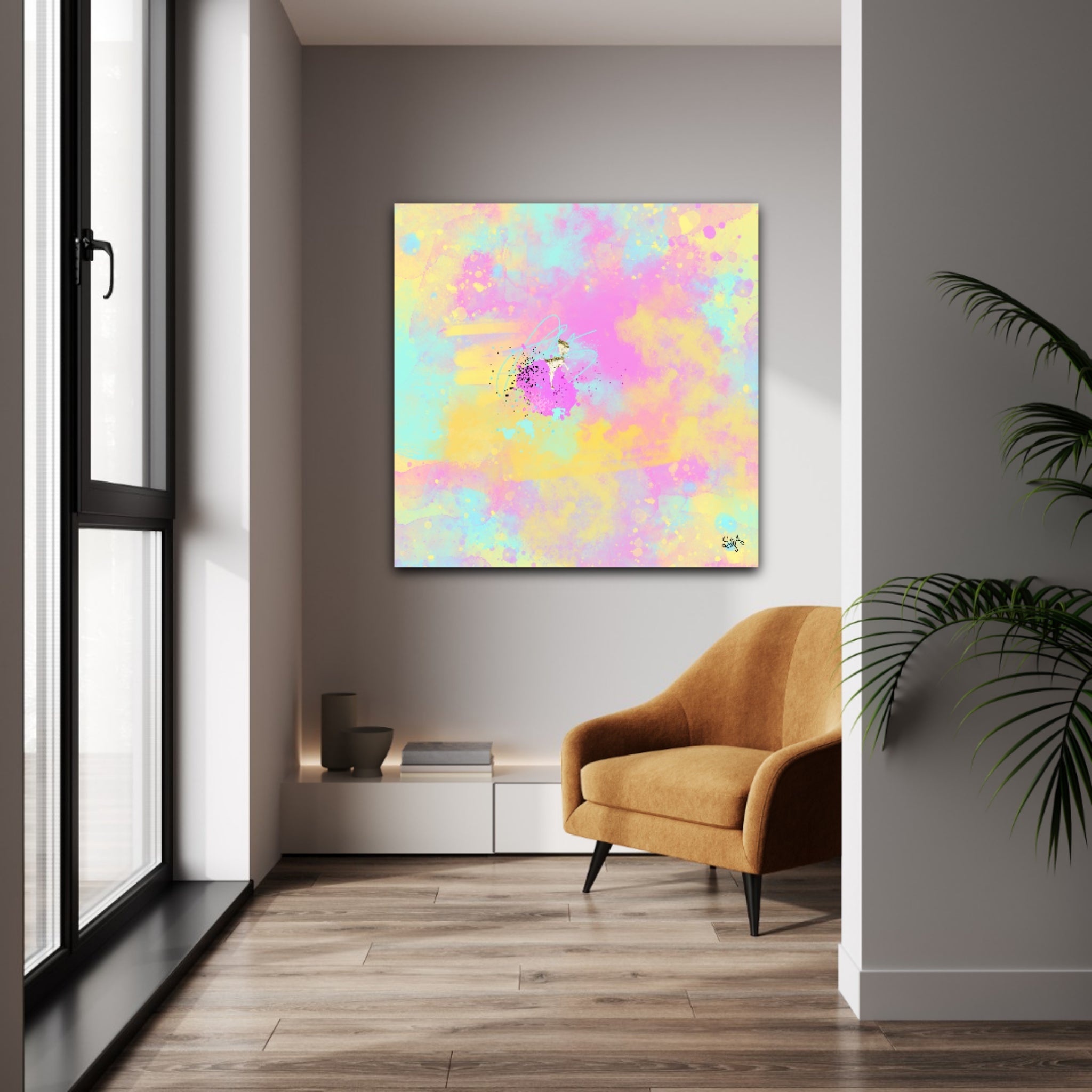 Peinture sur toile: "Baptiste"