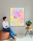 Peinture sur toile: "Baptiste"