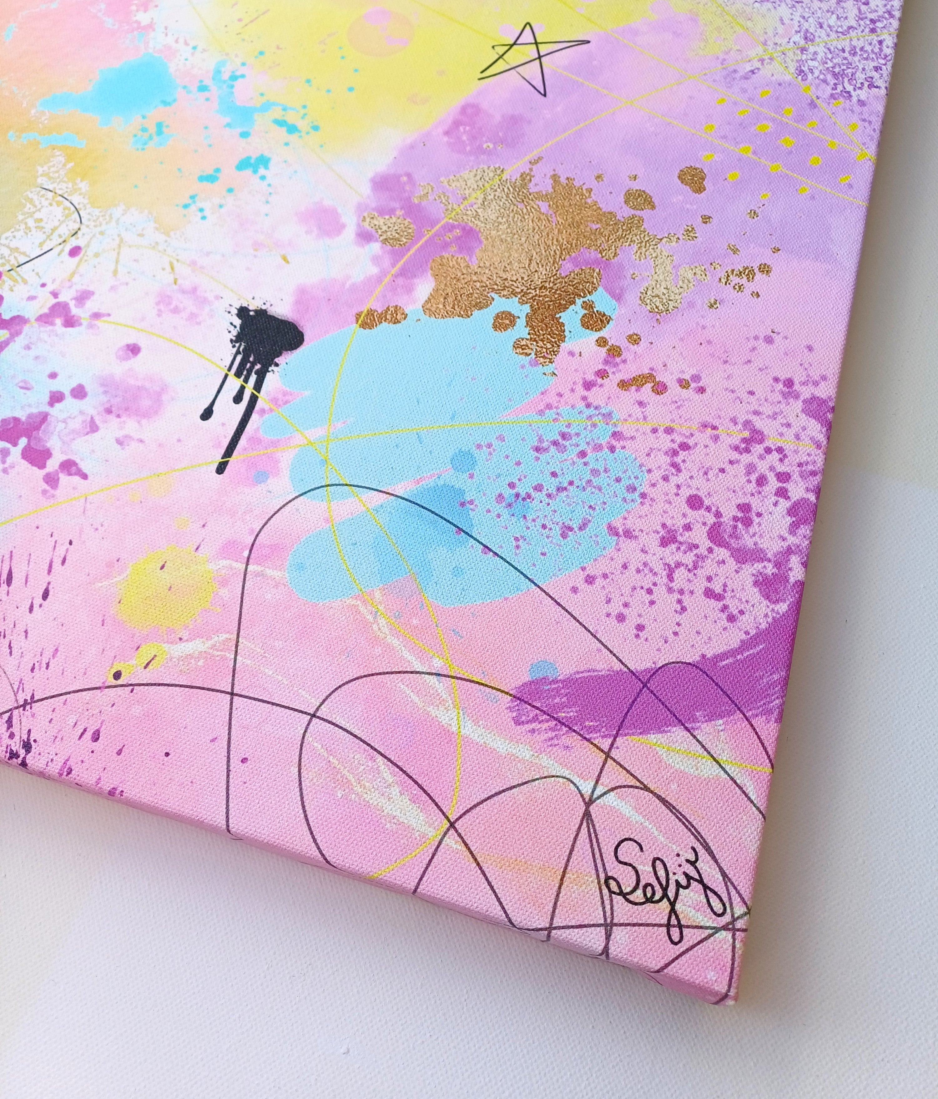 Peinture sur toile : "Zoé"