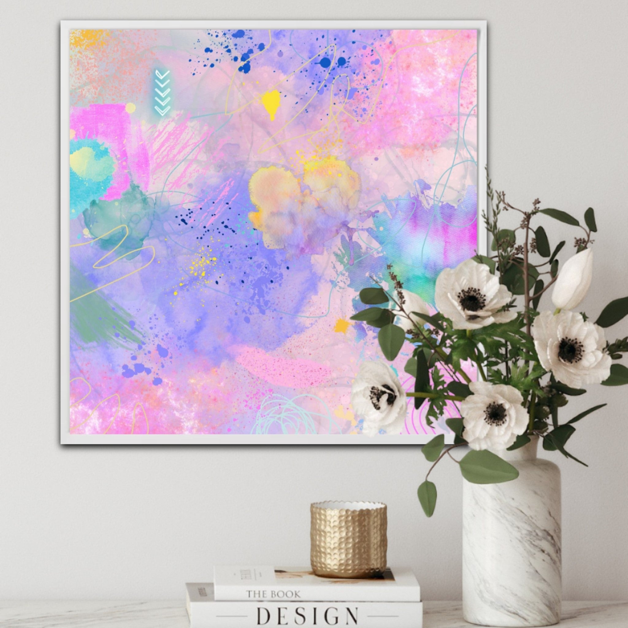 Peinture sur toile: "Nelly"