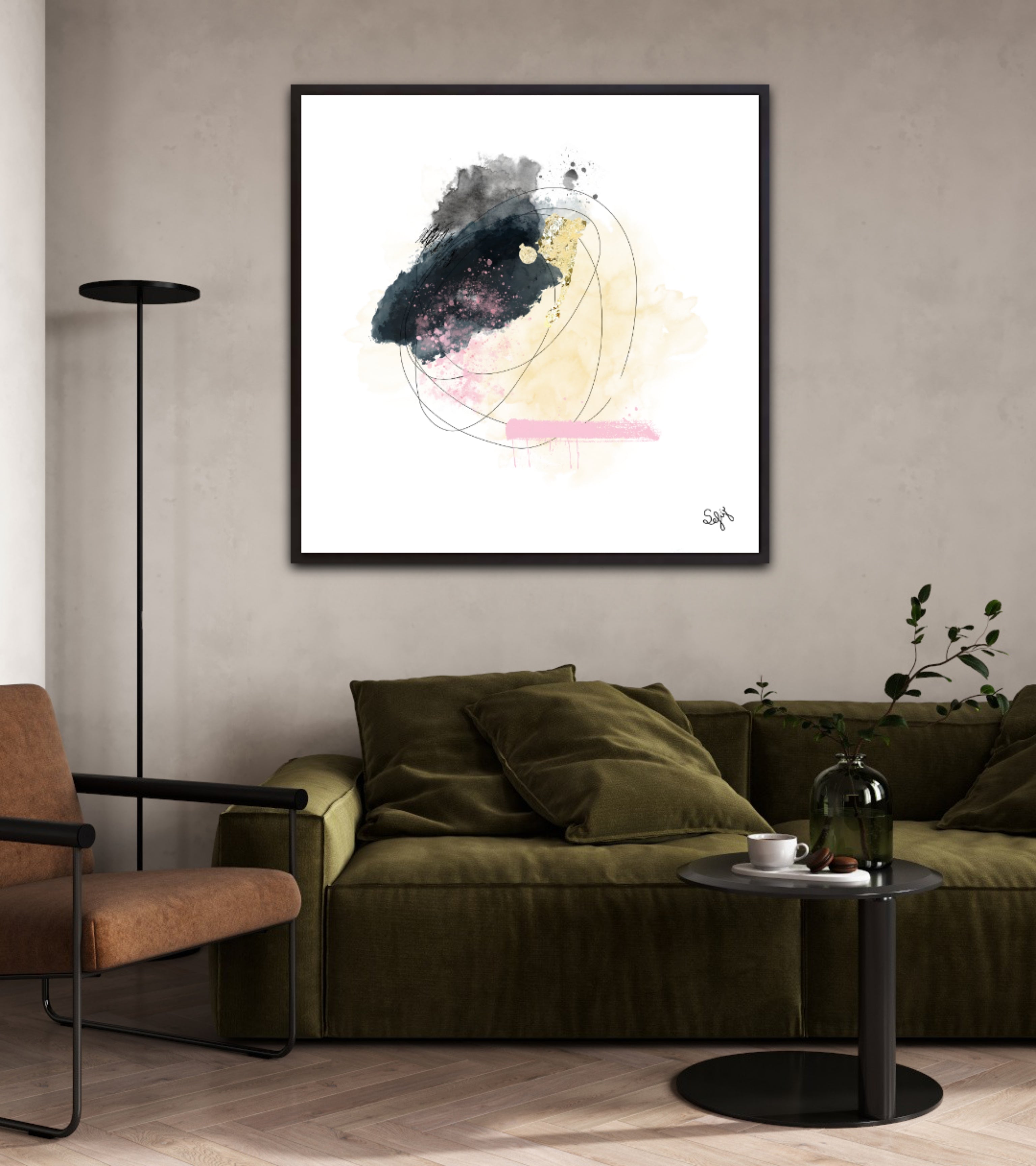 Peinture sur toile: &quot;Anna&quot;