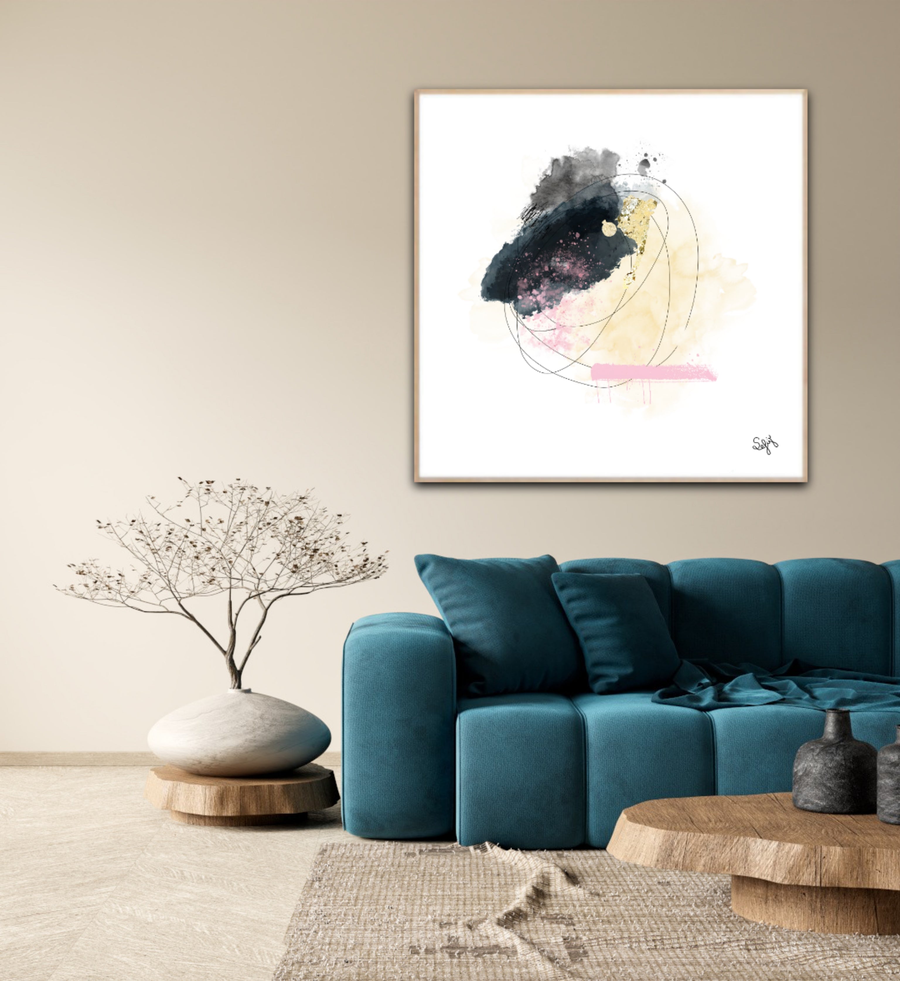 Peinture sur toile: &quot;Anna&quot;
