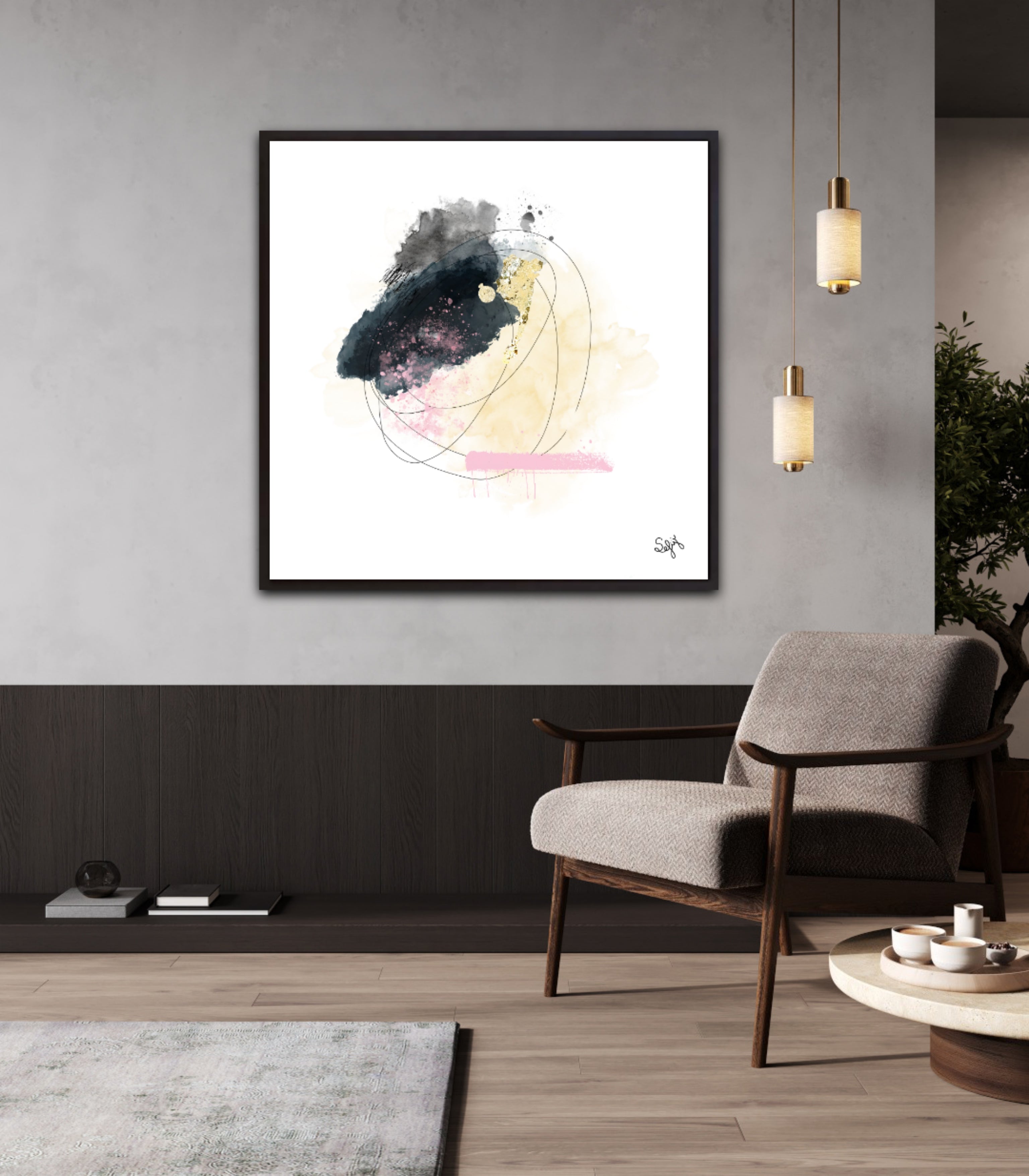 Peinture sur toile: &quot;Anna&quot;
