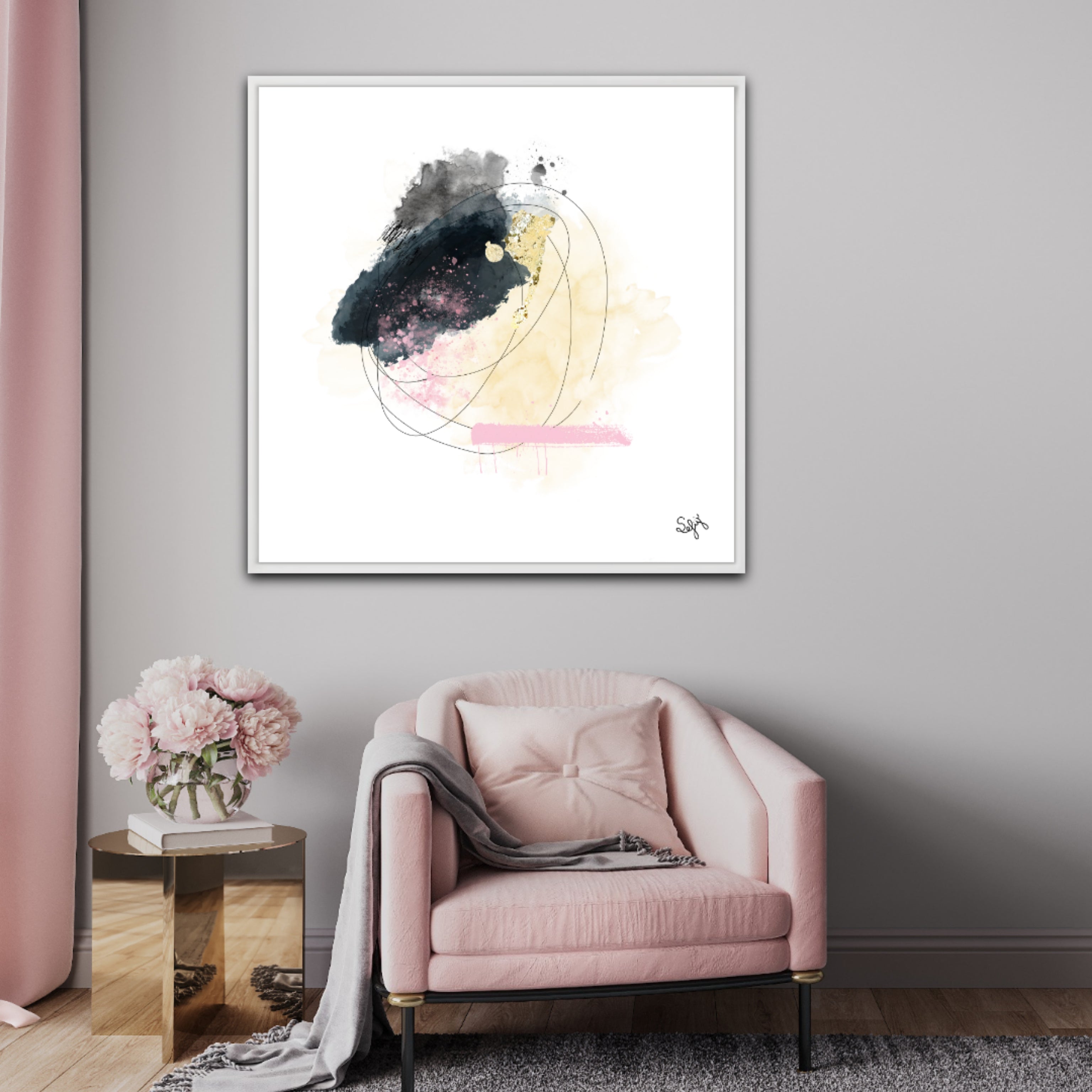 Peinture sur toile: &quot;Anna&quot;