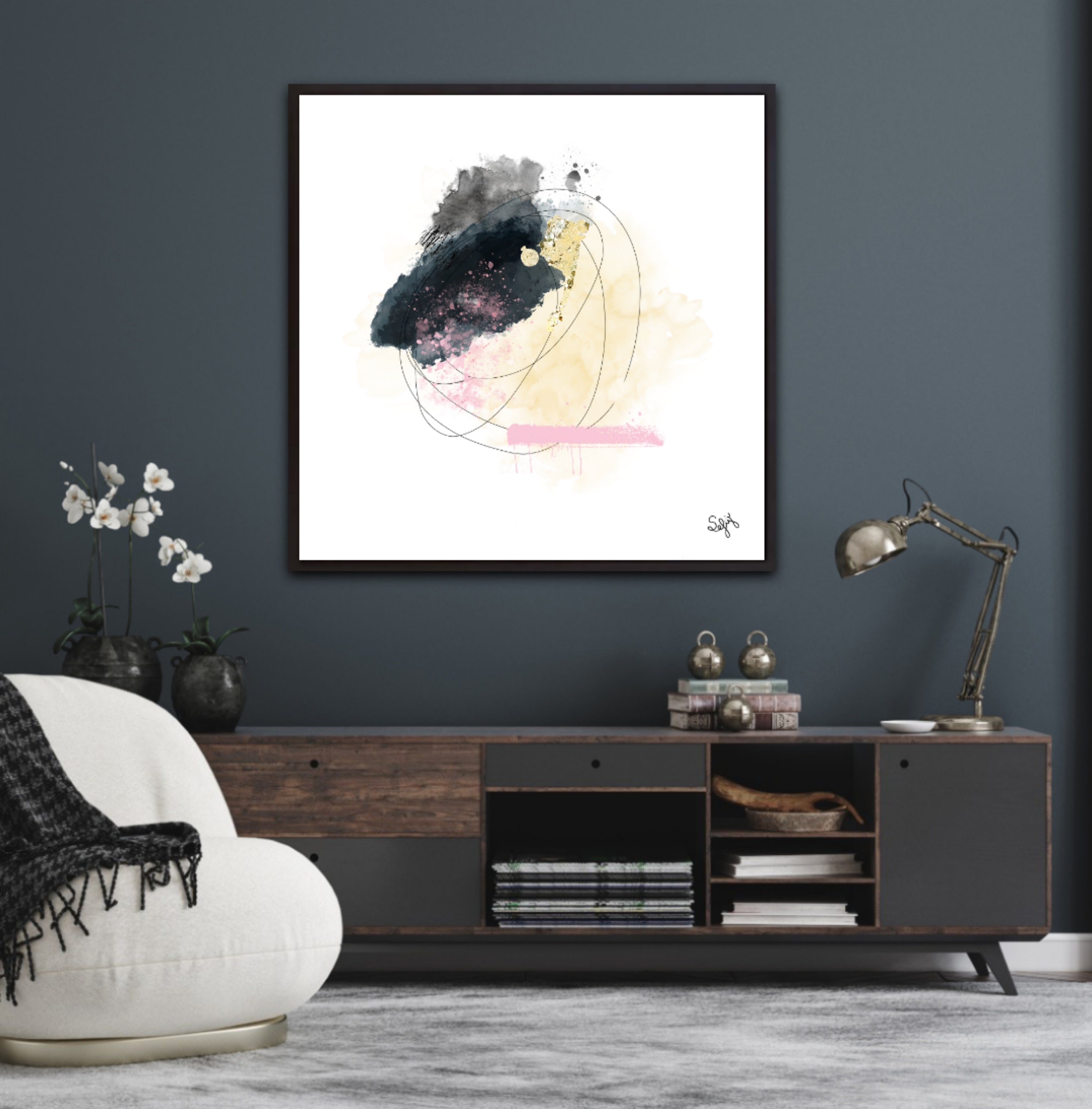 Peinture sur toile: &quot;Anna&quot;