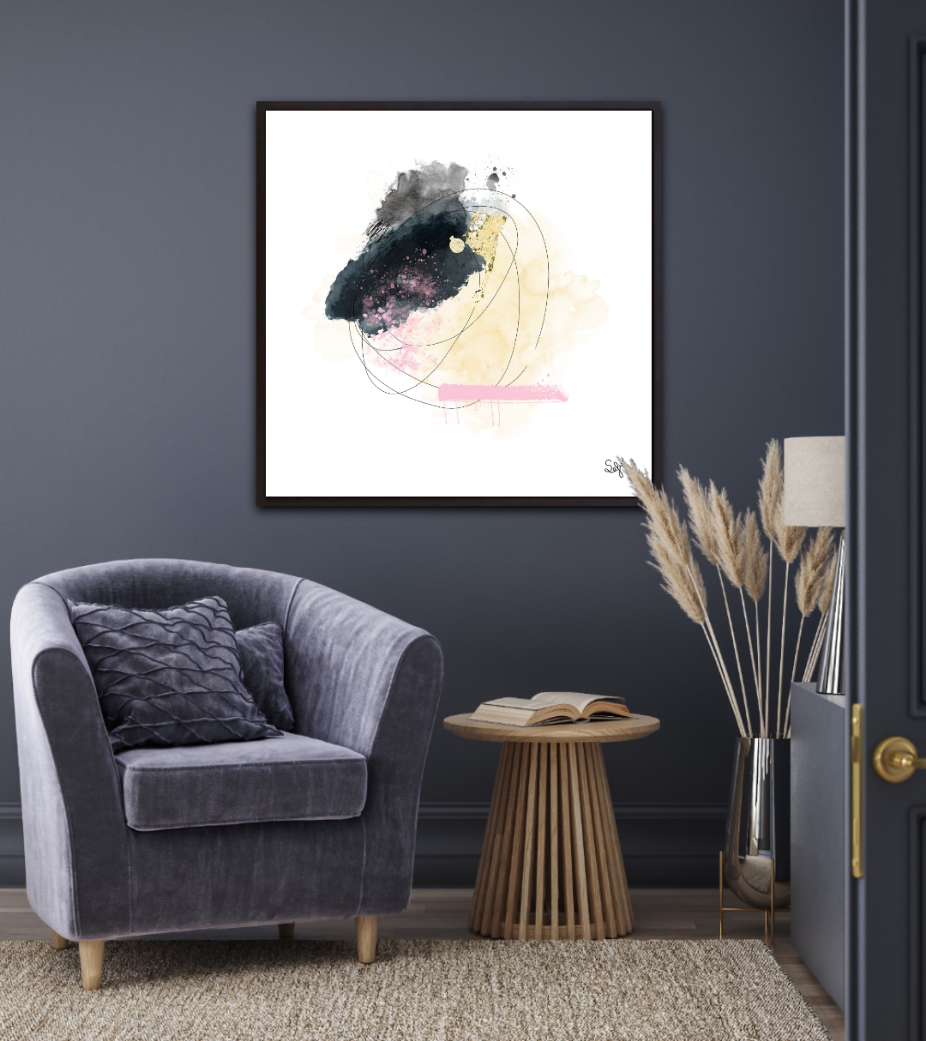 Peinture sur toile: &quot;Anna&quot;