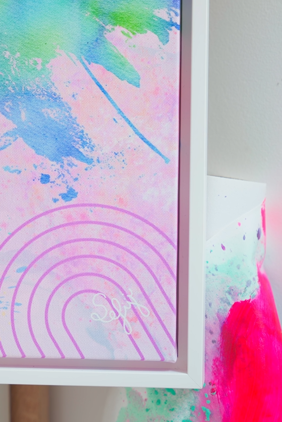 Peinture sur toile: &quot;Nelly&quot;