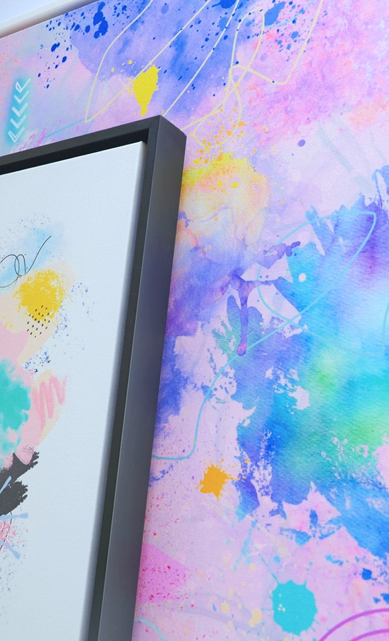 Peinture sur toile: &quot;Nelly&quot;